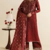 Embroidered Raw Silk UR-7070