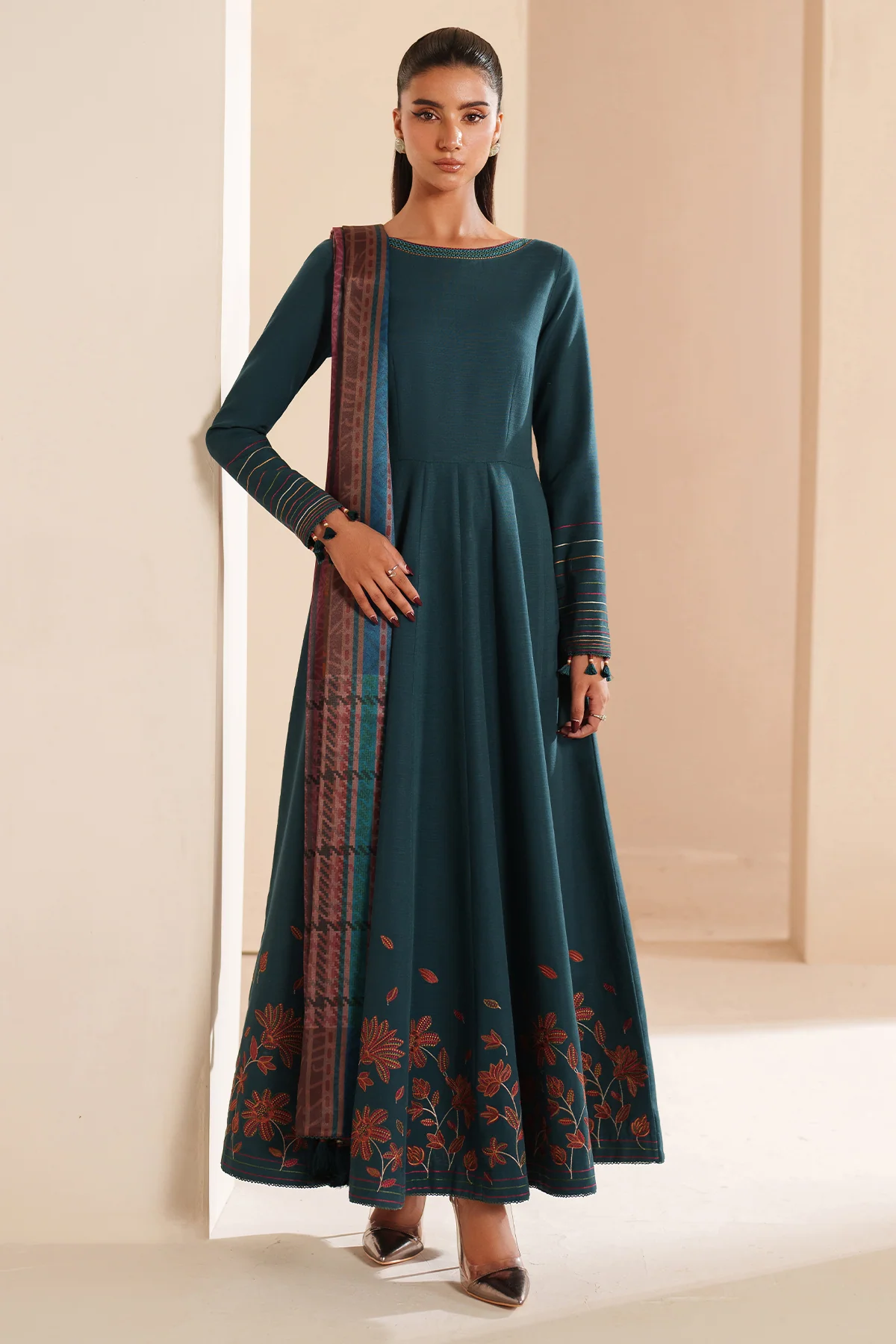 Embroidered Khaddar RTW-1244