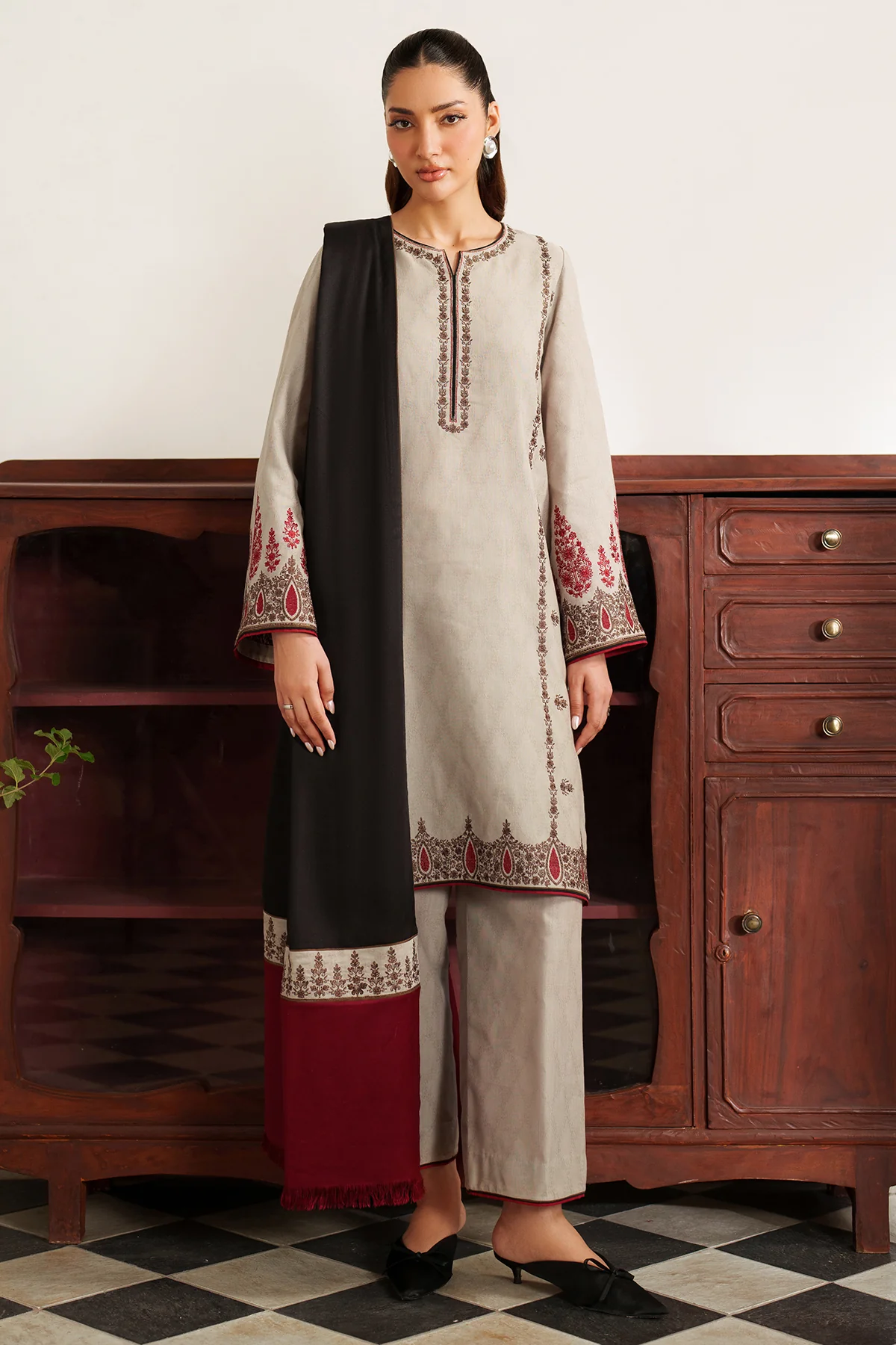 EMBROIDERED JACQUARD KHADDAR RTW-1250 5 EMBROIDERED JACQUARD KHADDAR RTW-1250