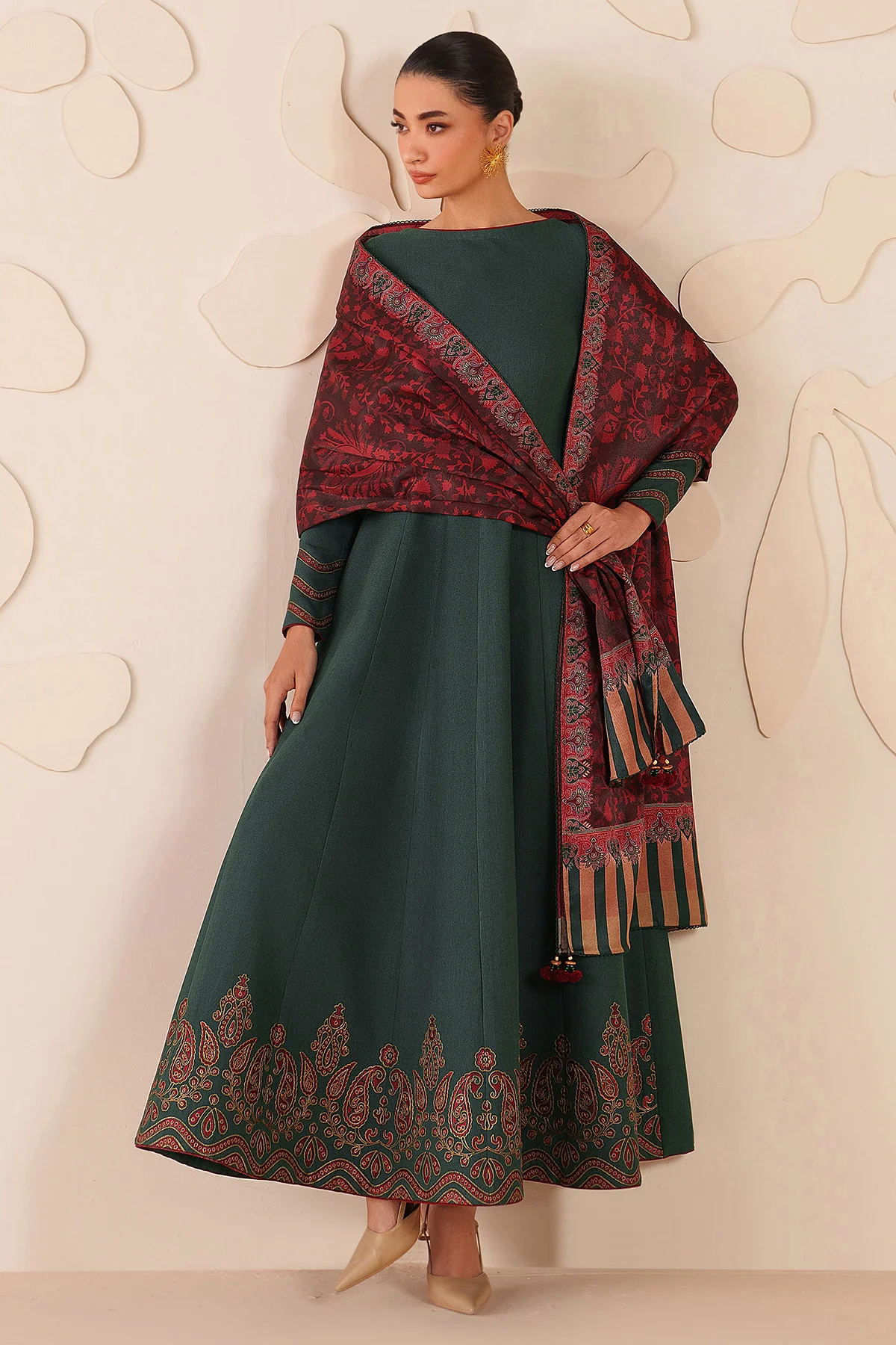 Embroidered Khaddar RTW-1273