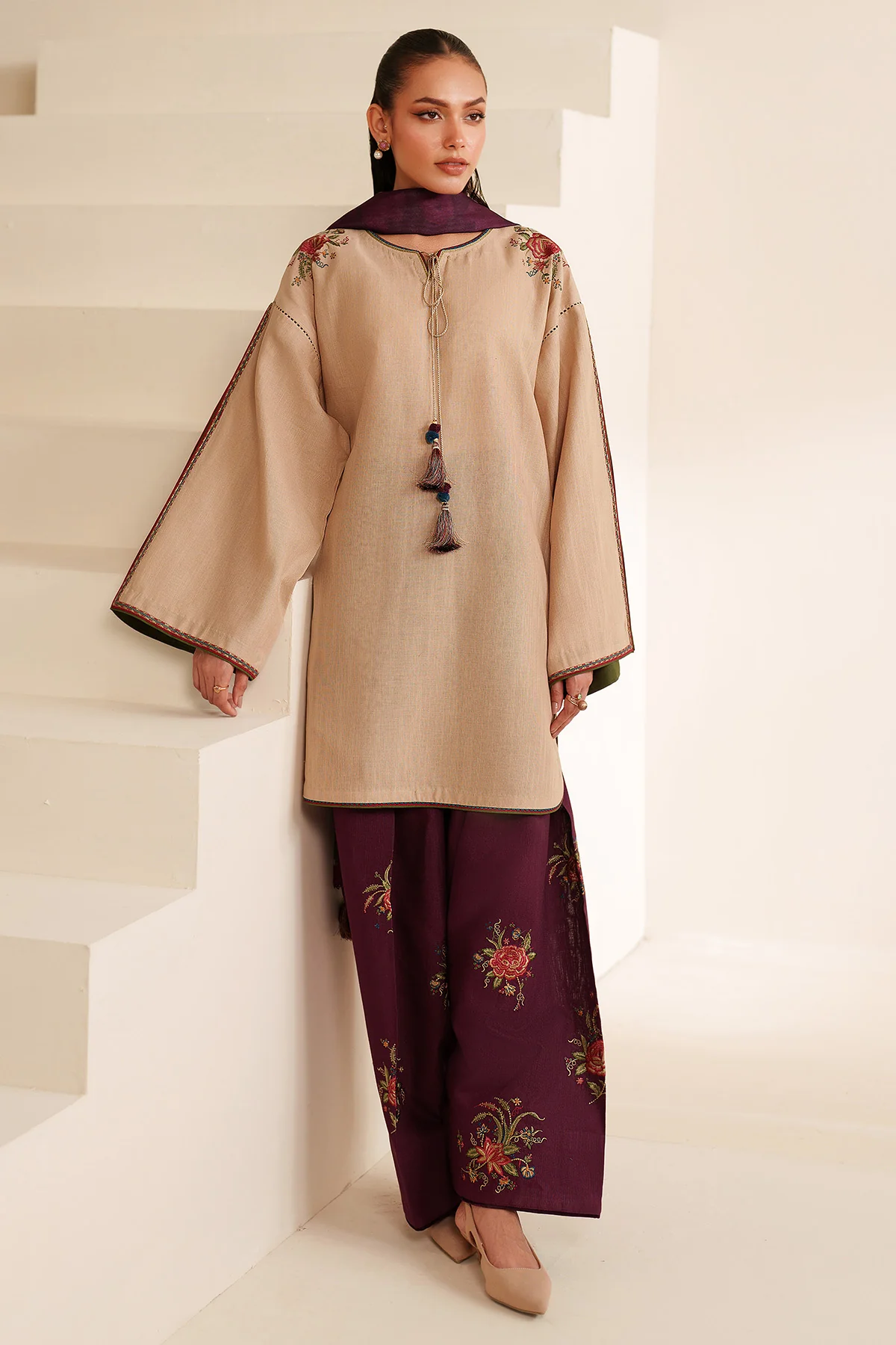 Embroidered Khaddar RTW-1270