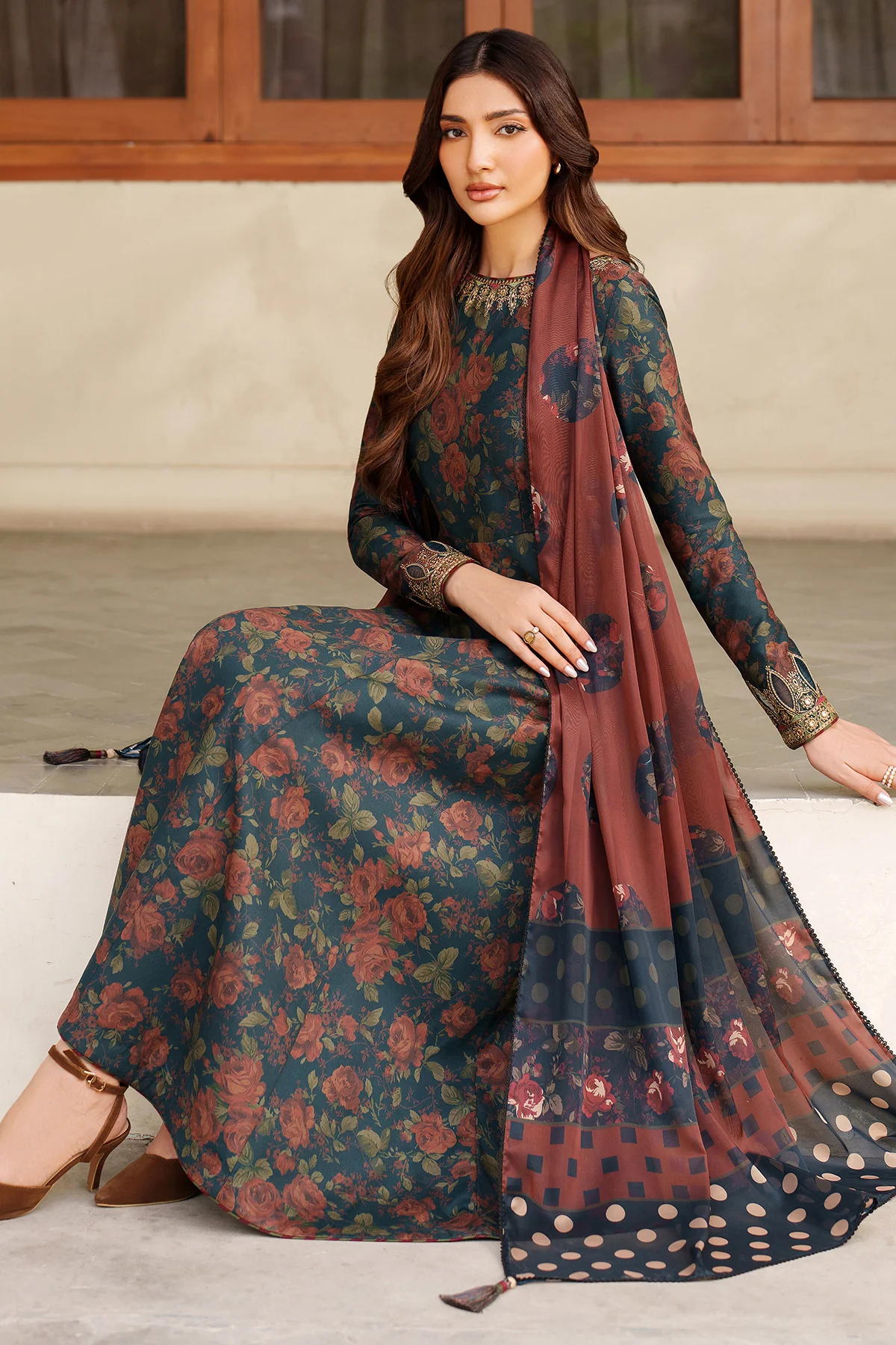 EMBROIDERED PREMIUM VISCOSE RTW-1227