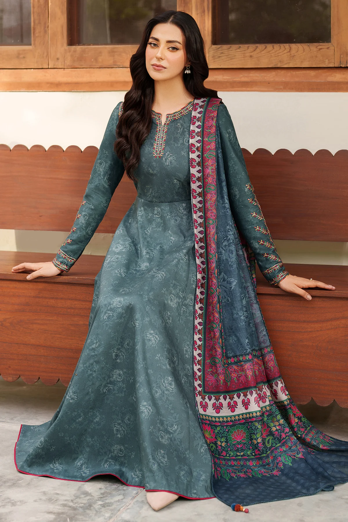 EMBROIDERED PREMIUM VISCOSE RTW-1229