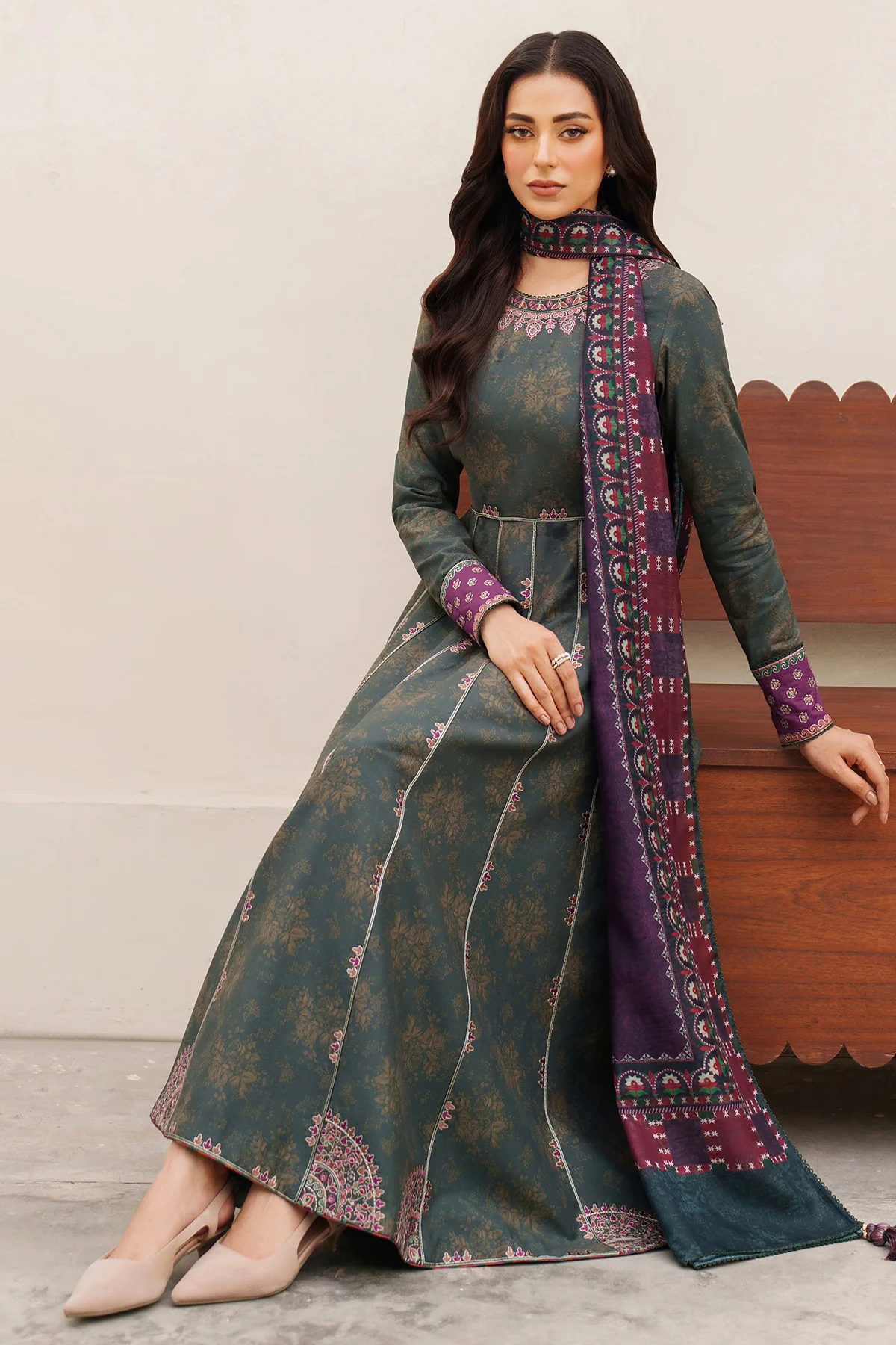 EMBROIDERED PREMIUM VISCOSE RTW-1231