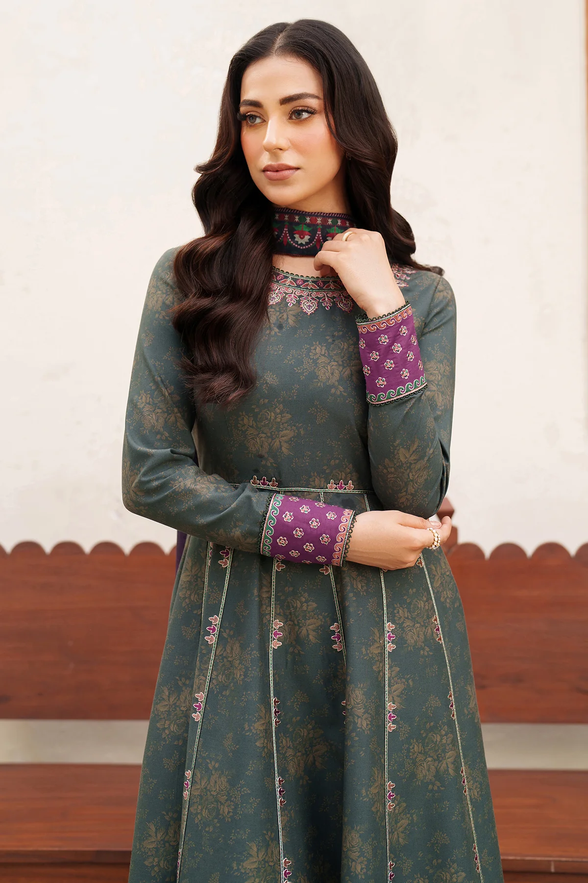 EMBROIDERED PREMIUM VISCOSE RTW-1231