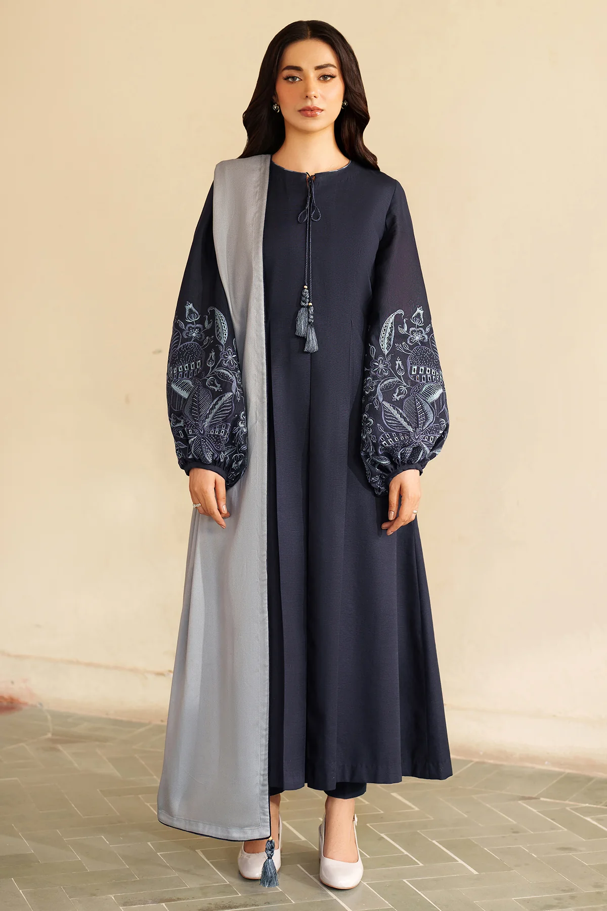 EMBROIDERED KHADDAR RTW-1234