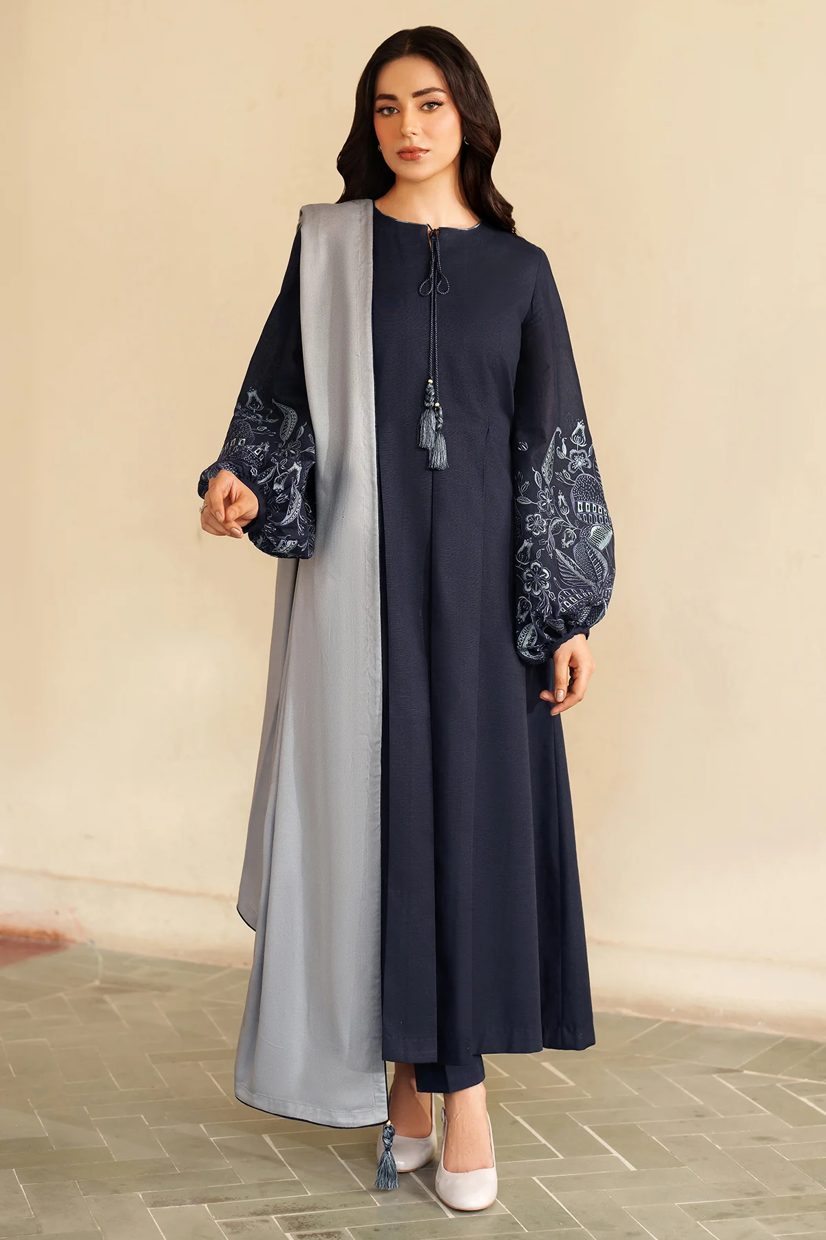 EMBROIDERED KHADDAR RTW-1234
