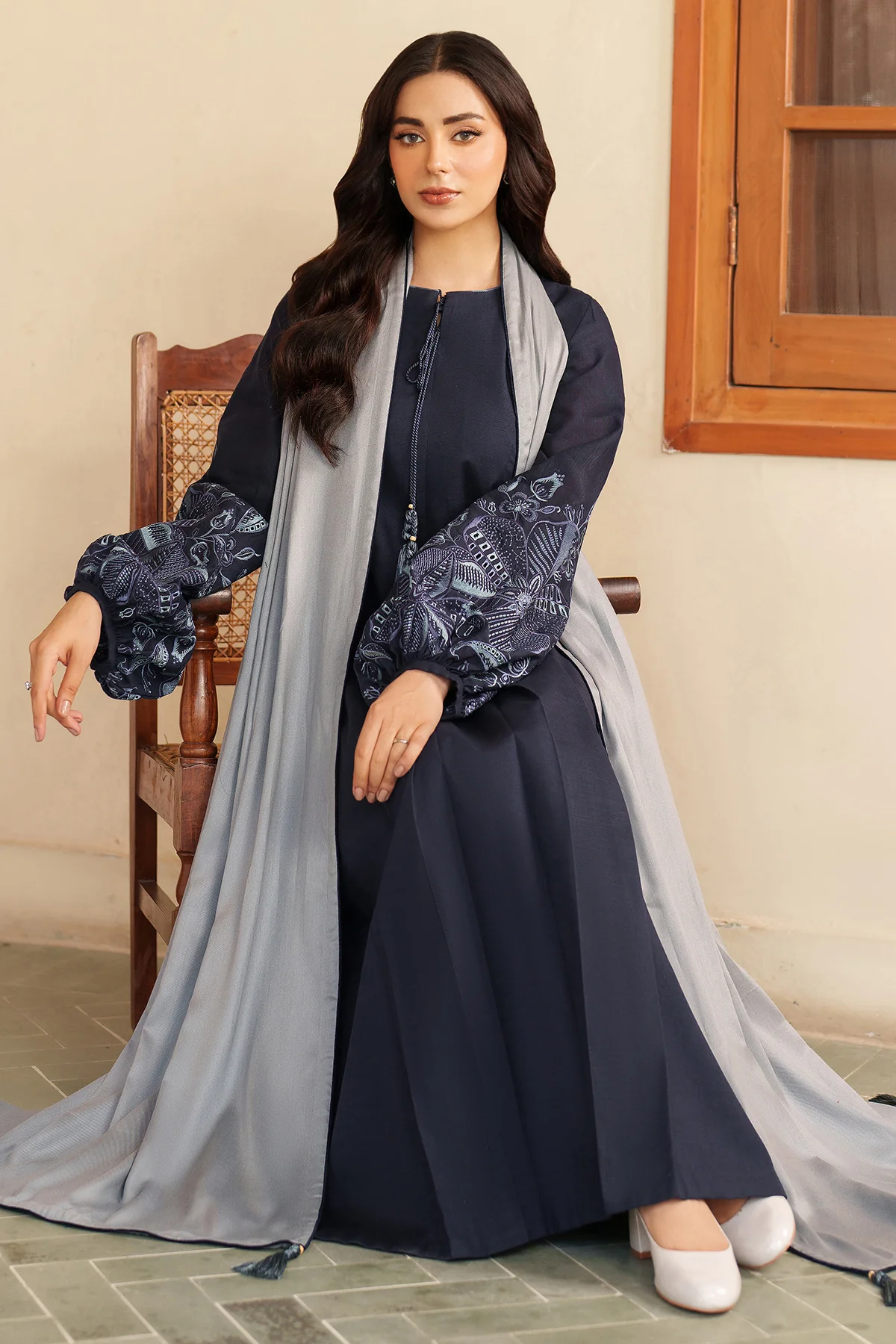 EMBROIDERED KHADDAR RTW-1234