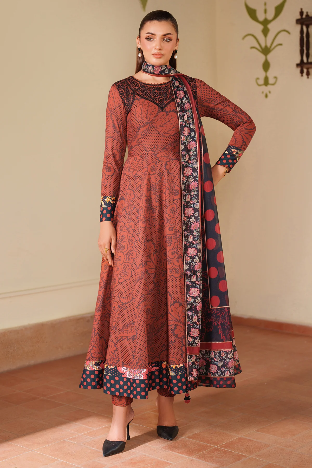 EMBROIDERED PREMIUM VISCOSE RTW-1228