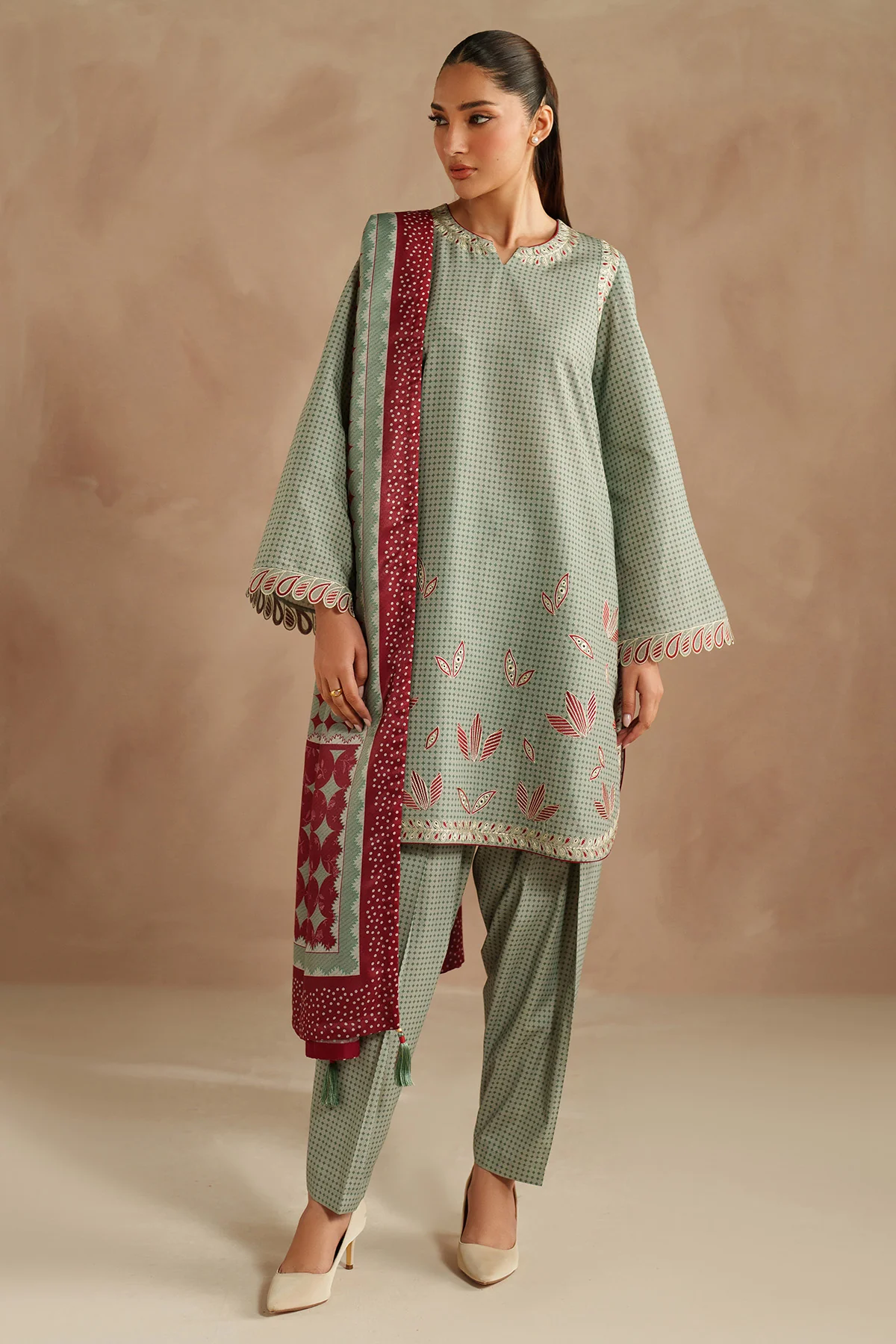 EMBROIDERED PREMIUM VISCOSE RTW-1243