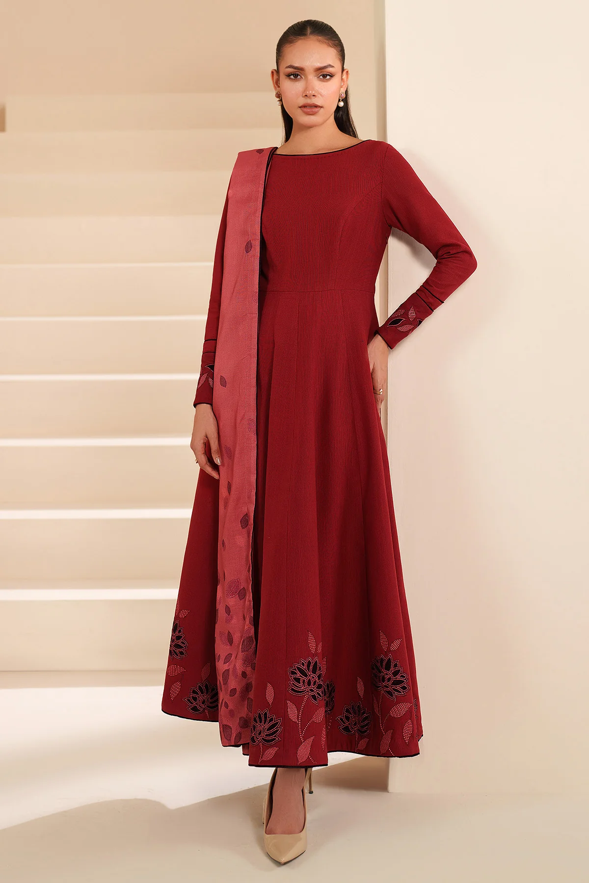 Embroidered Khaddar RTW-1266