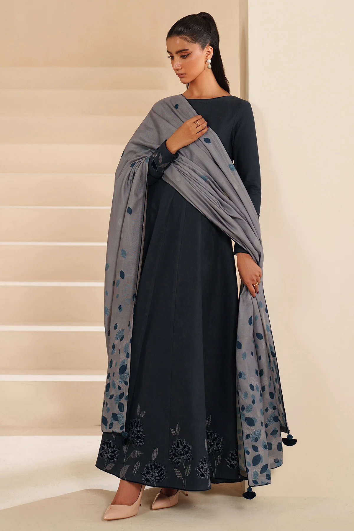 Embroidered Khaddar RTW-1267