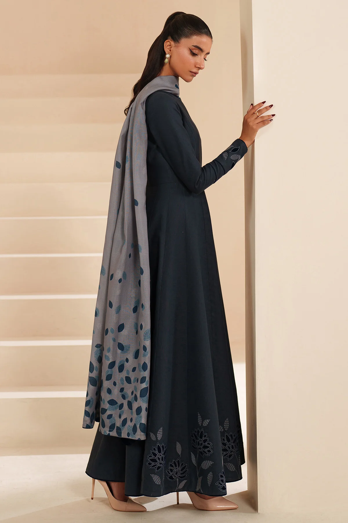 Embroidered Khaddar RTW-1267