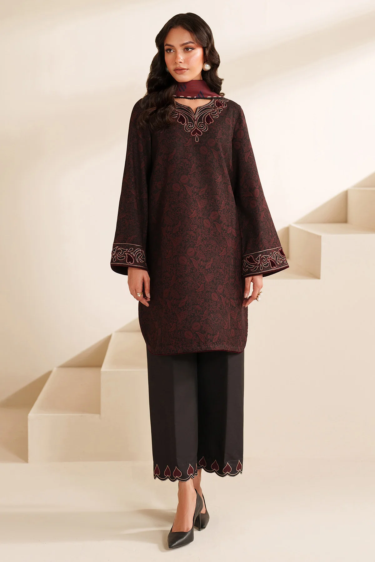 EMBROIDERED VISCOSE RTW-1274