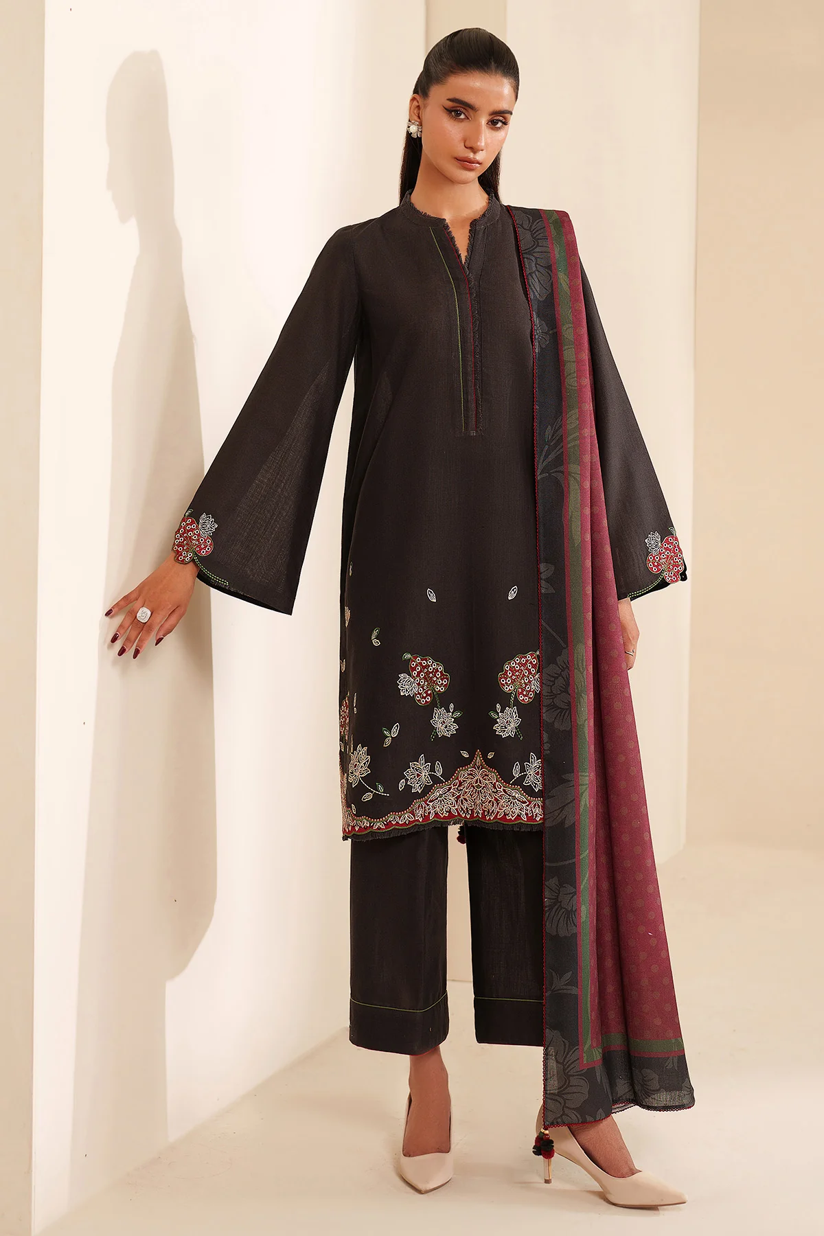 Embroidered Khaddar RTW-1268