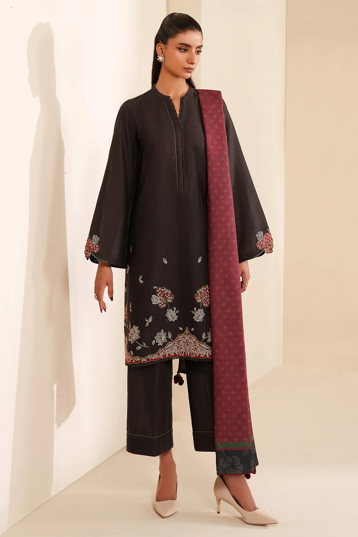 Embroidered Khaddar RTW-1268