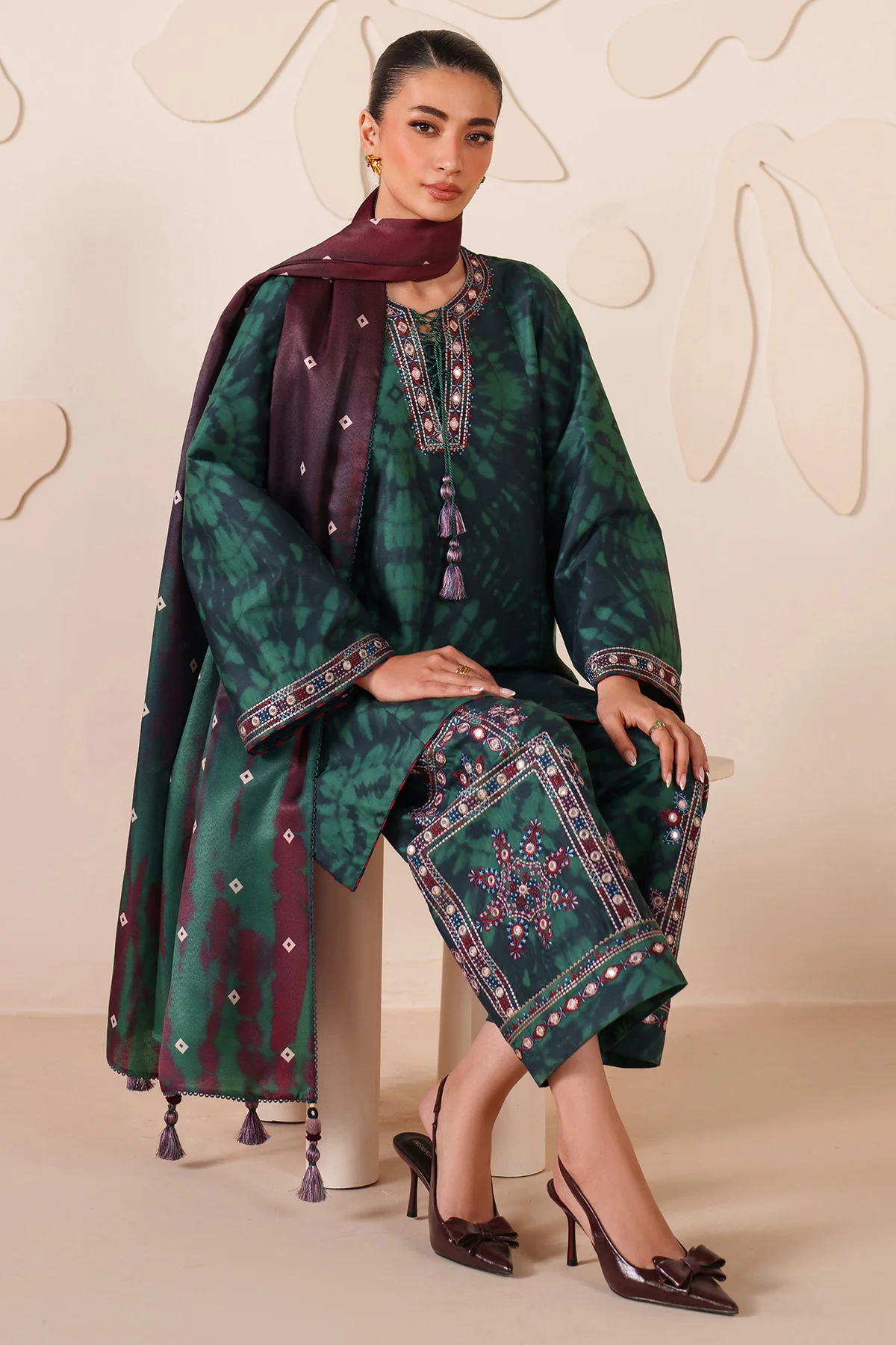 EMBROIDERED PREMIUM VISCOSE UW-0232