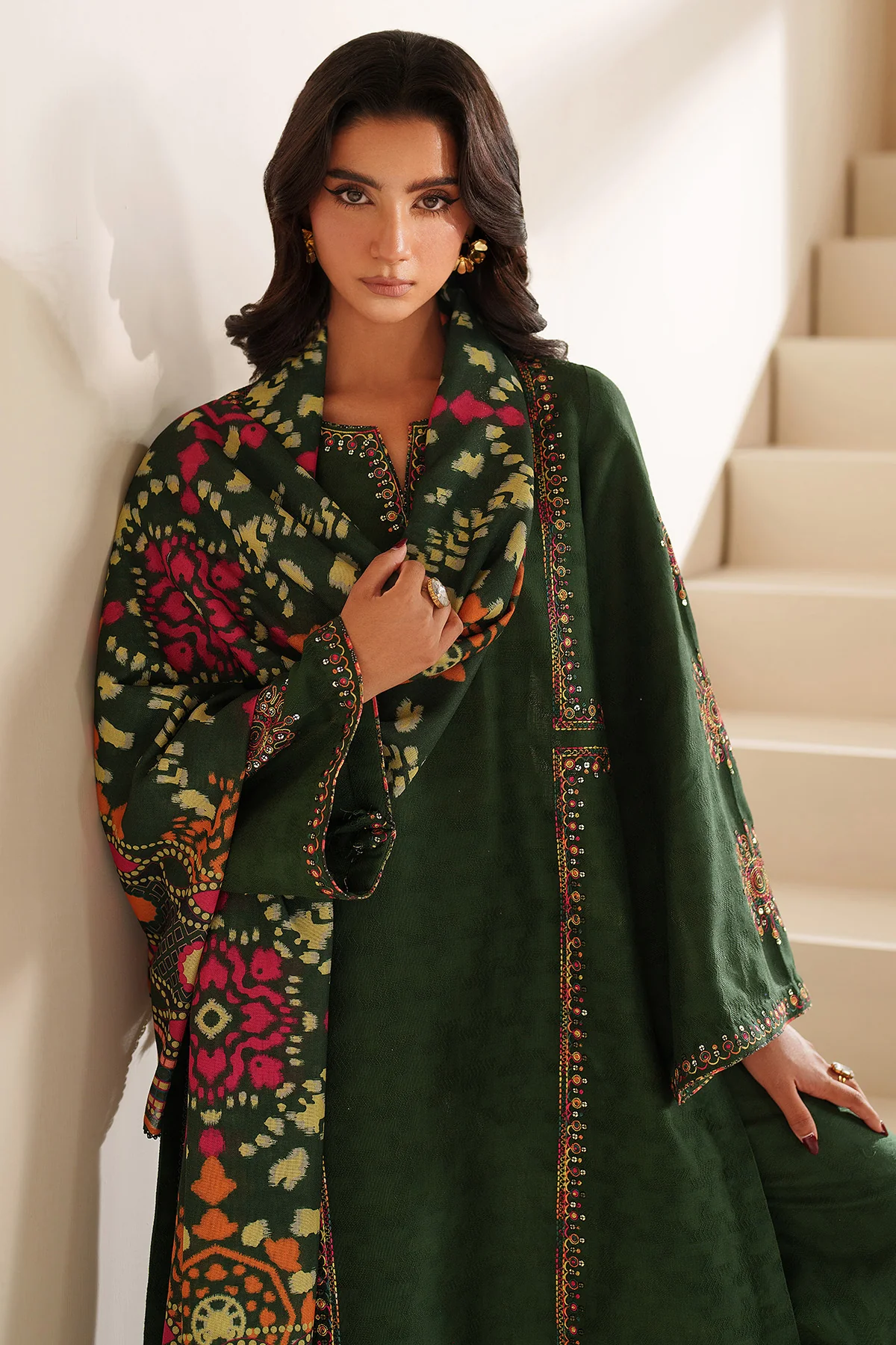 EMBROIDERED JACQUARD KHADDAR UW-0212 8 EMBROIDERED JACQUARD KHADDAR UW-0212