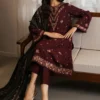 EMBROIDERED JACQUARD KHADDAR UW-0130