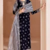 Embroidered Velvet Formal CVF D-03