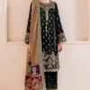 Embroidered Velvet Formal CVF D-01
