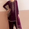 Embroidered Velvet Formal CVF D-05
