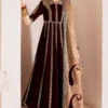 Embroidered Velvet Formal CVF D-12