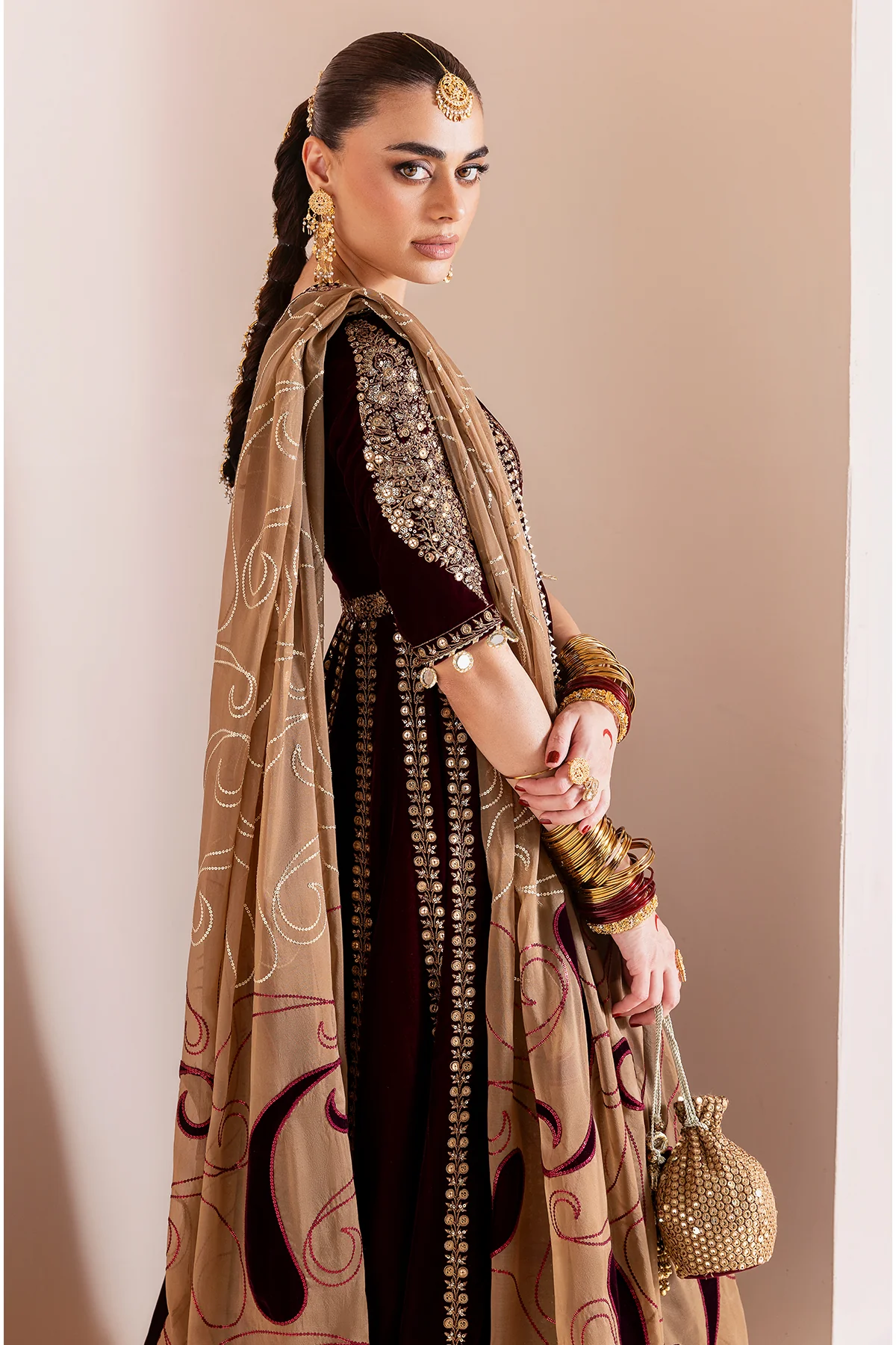 Embroidered Velvet Formal CVF D-12 5 Embroidered Velvet Formal CVF D-12