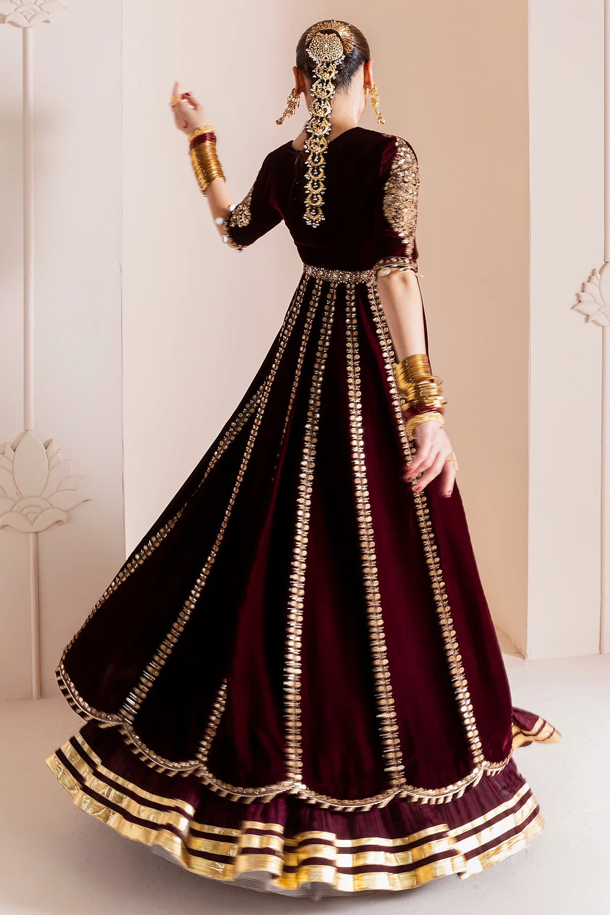 Embroidered Velvet Formal CVF D-12 6 Embroidered Velvet Formal CVF D-12