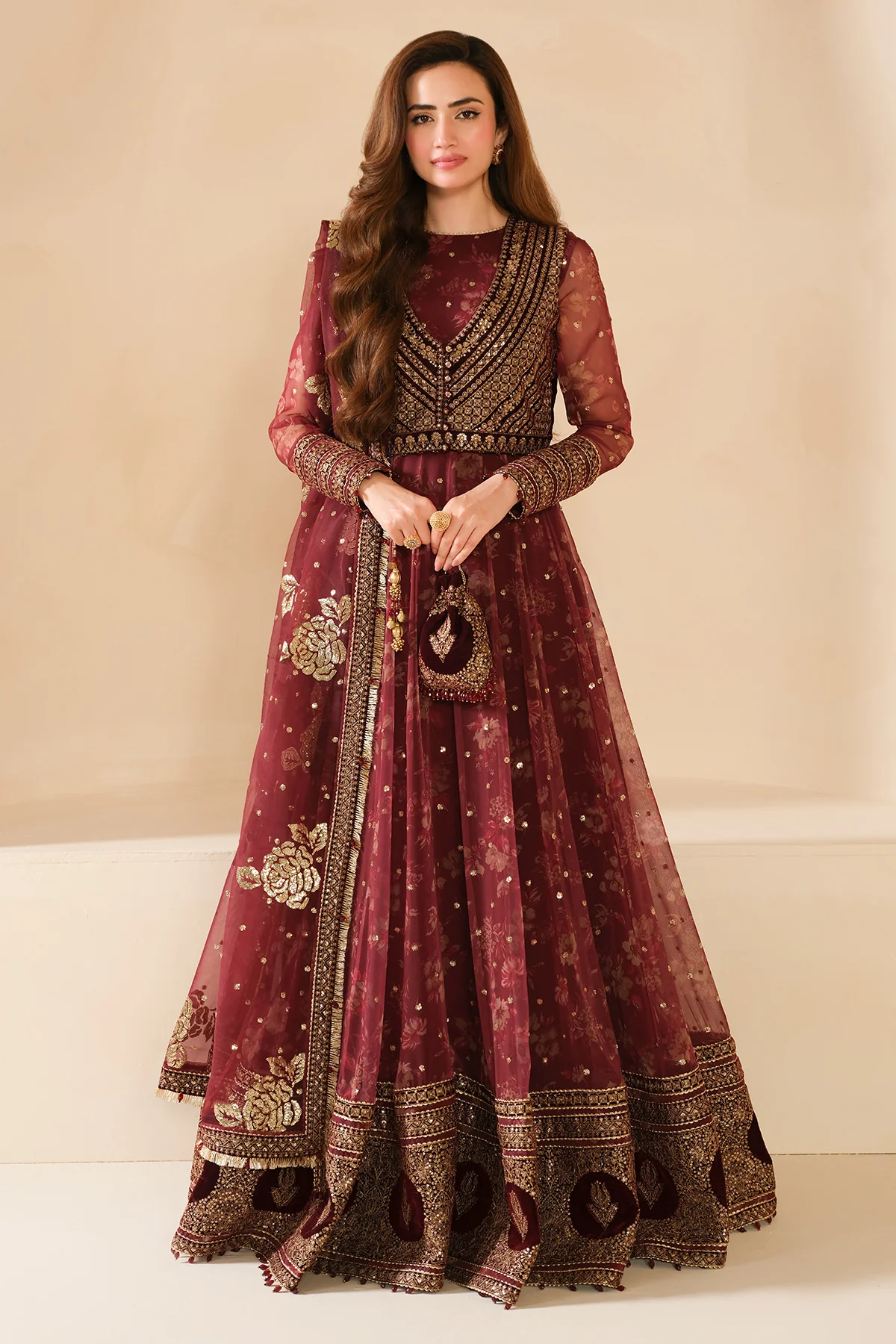 Embroidered Velvet Formal VF-2033 4 Embroidered Velvet Formal VF-2033
