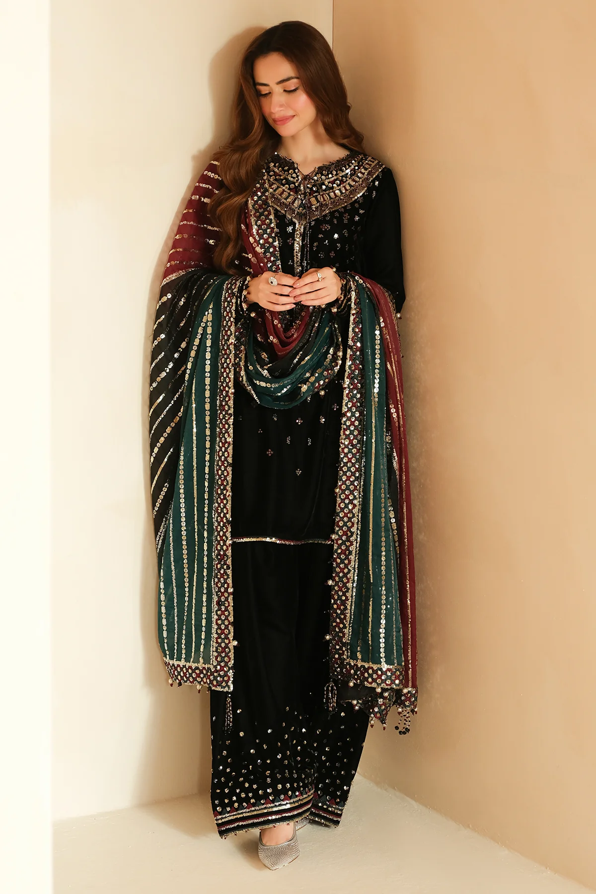 Embroidered Velvet Formal VF-2037 6 Embroidered Velvet Formal VF-2037