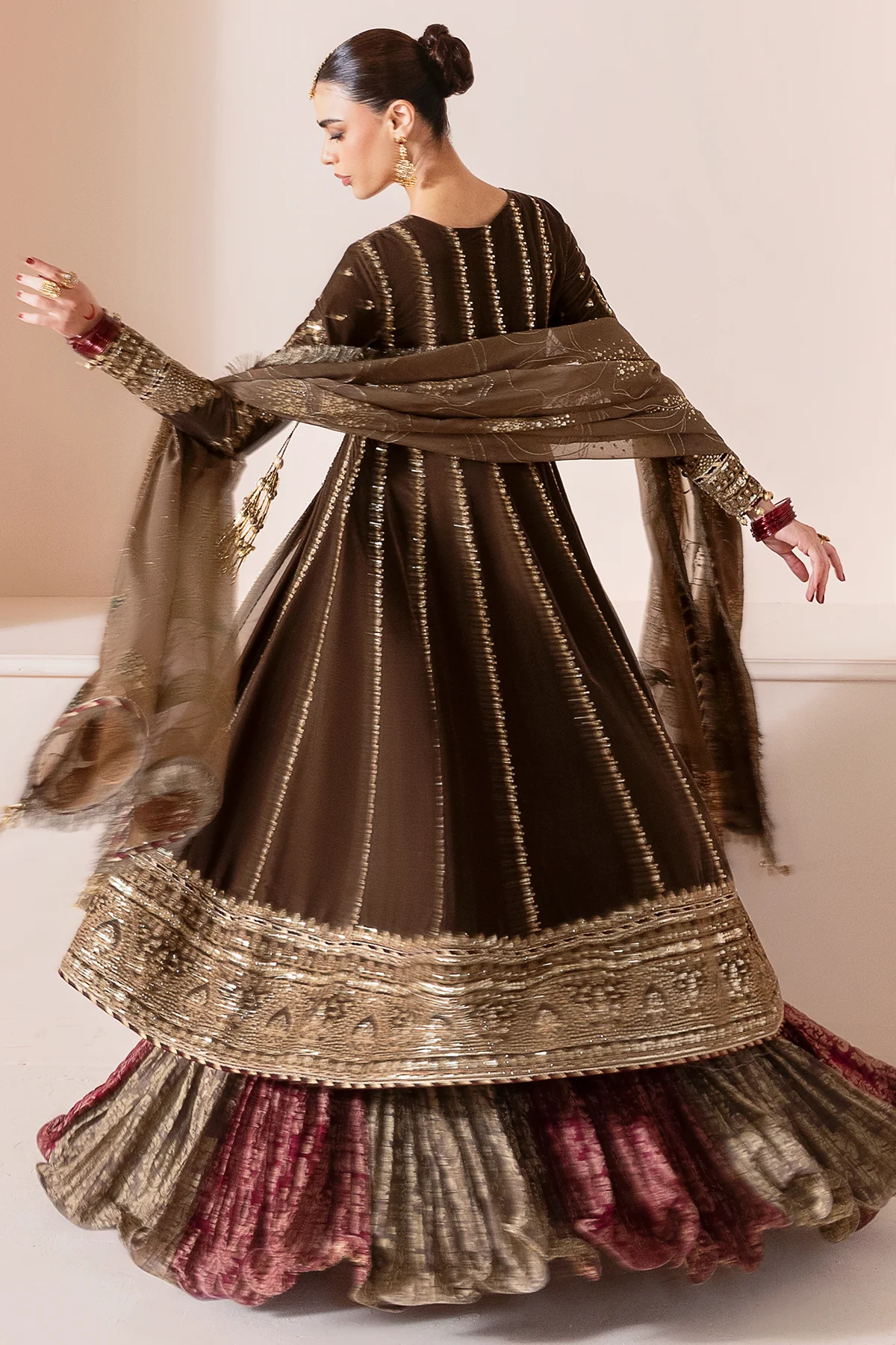 Embroidered Velvet Formal CVF D-04