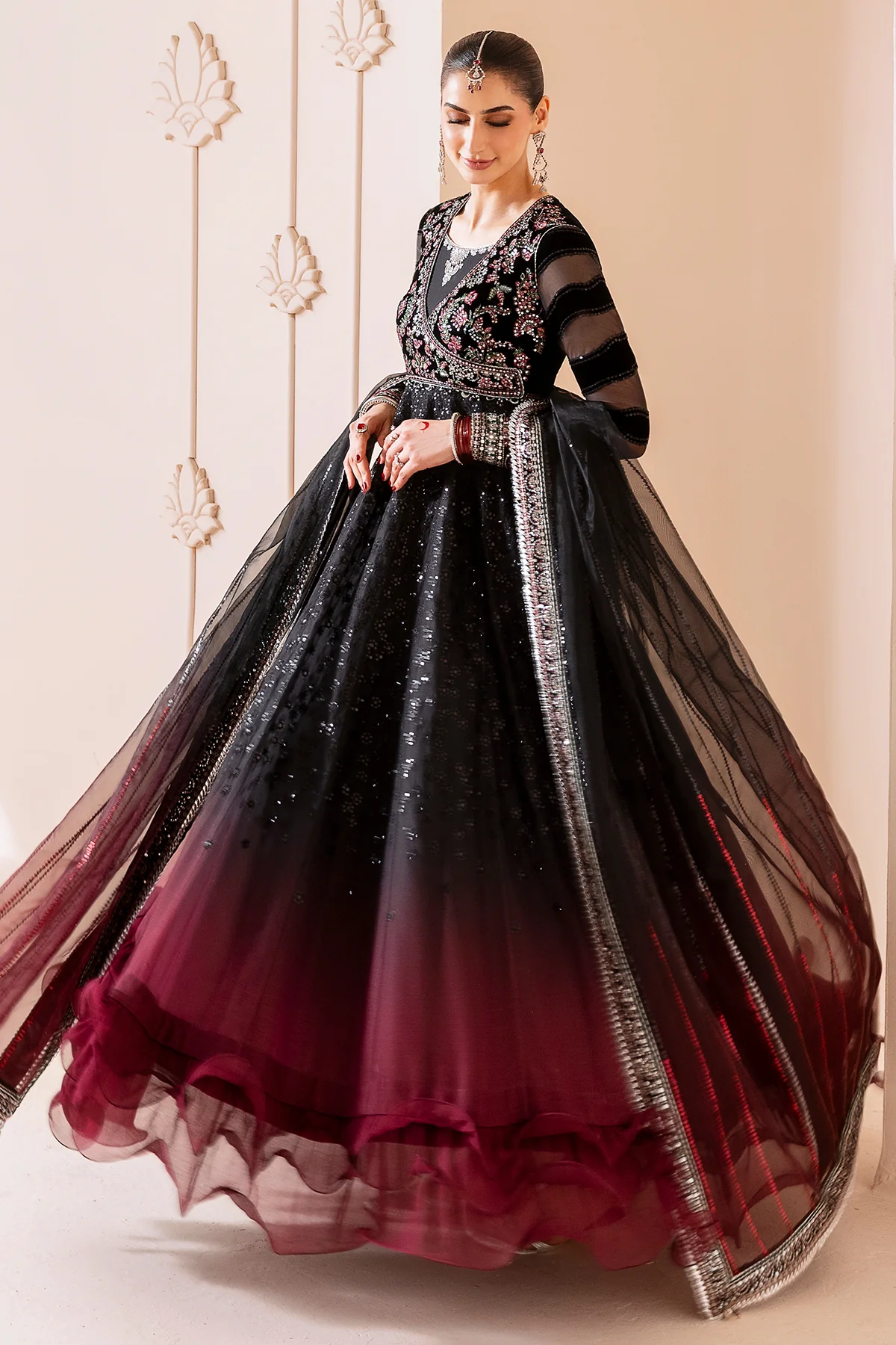 Embroidered Velvet Formal CVF D-10 4 Embroidered Velvet Formal CVF D-10