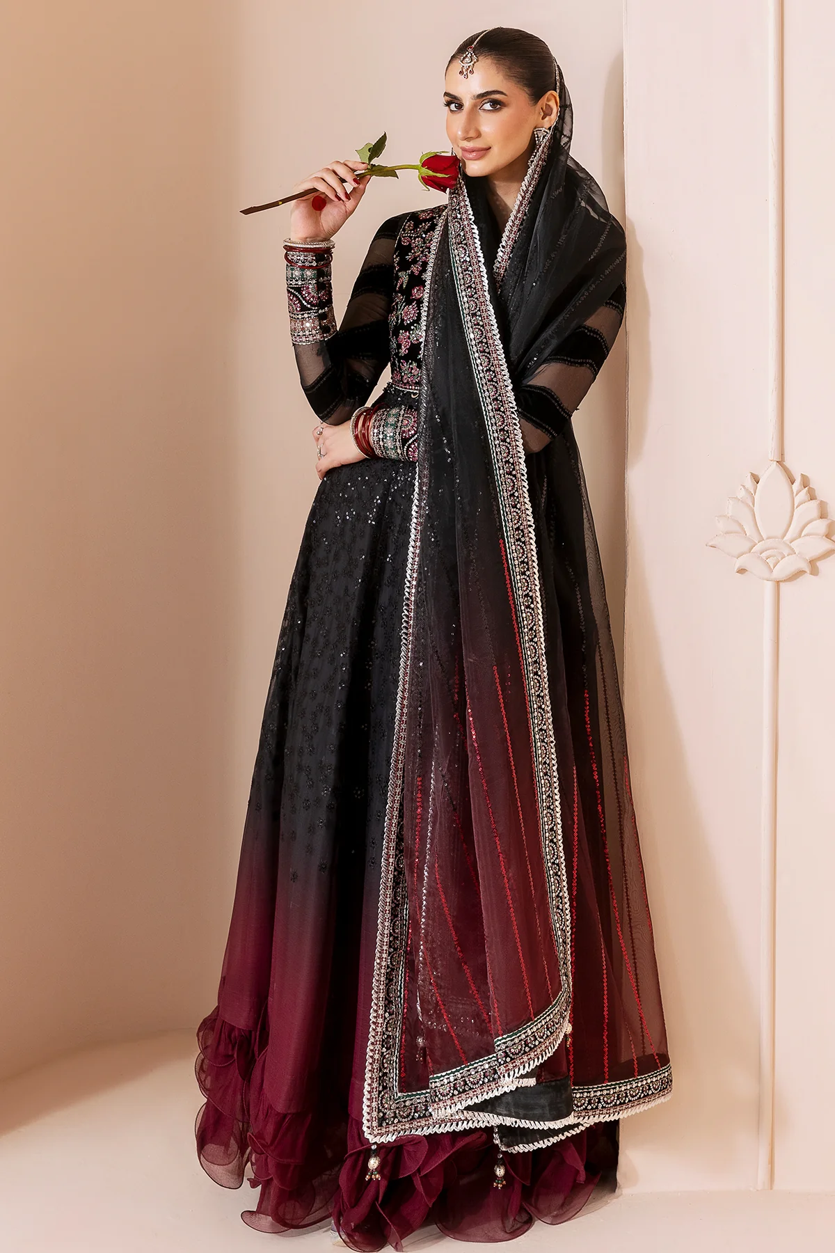 Embroidered Velvet Formal CVF D-10 7 Embroidered Velvet Formal CVF D-10