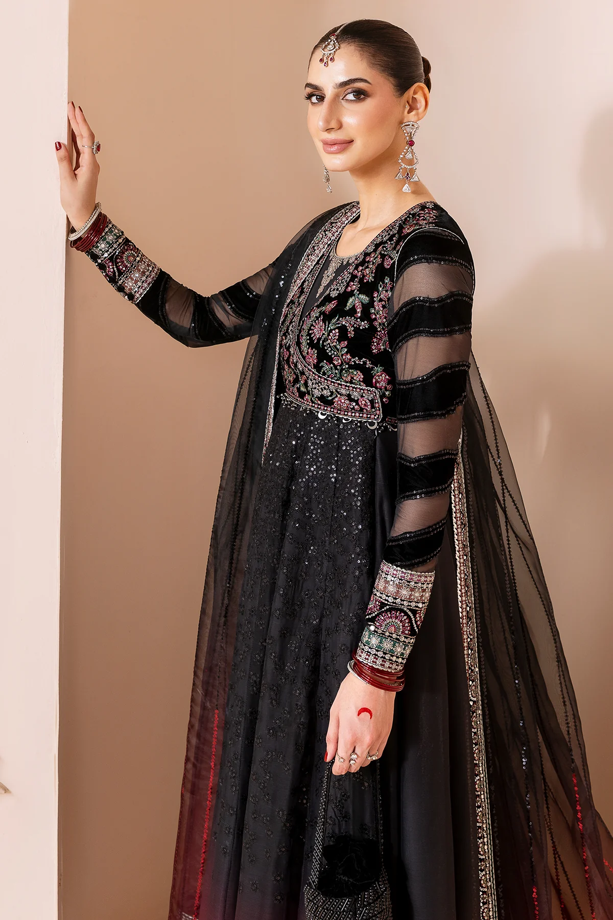 Embroidered Velvet Formal CVF D-10 8 Embroidered Velvet Formal CVF D-10