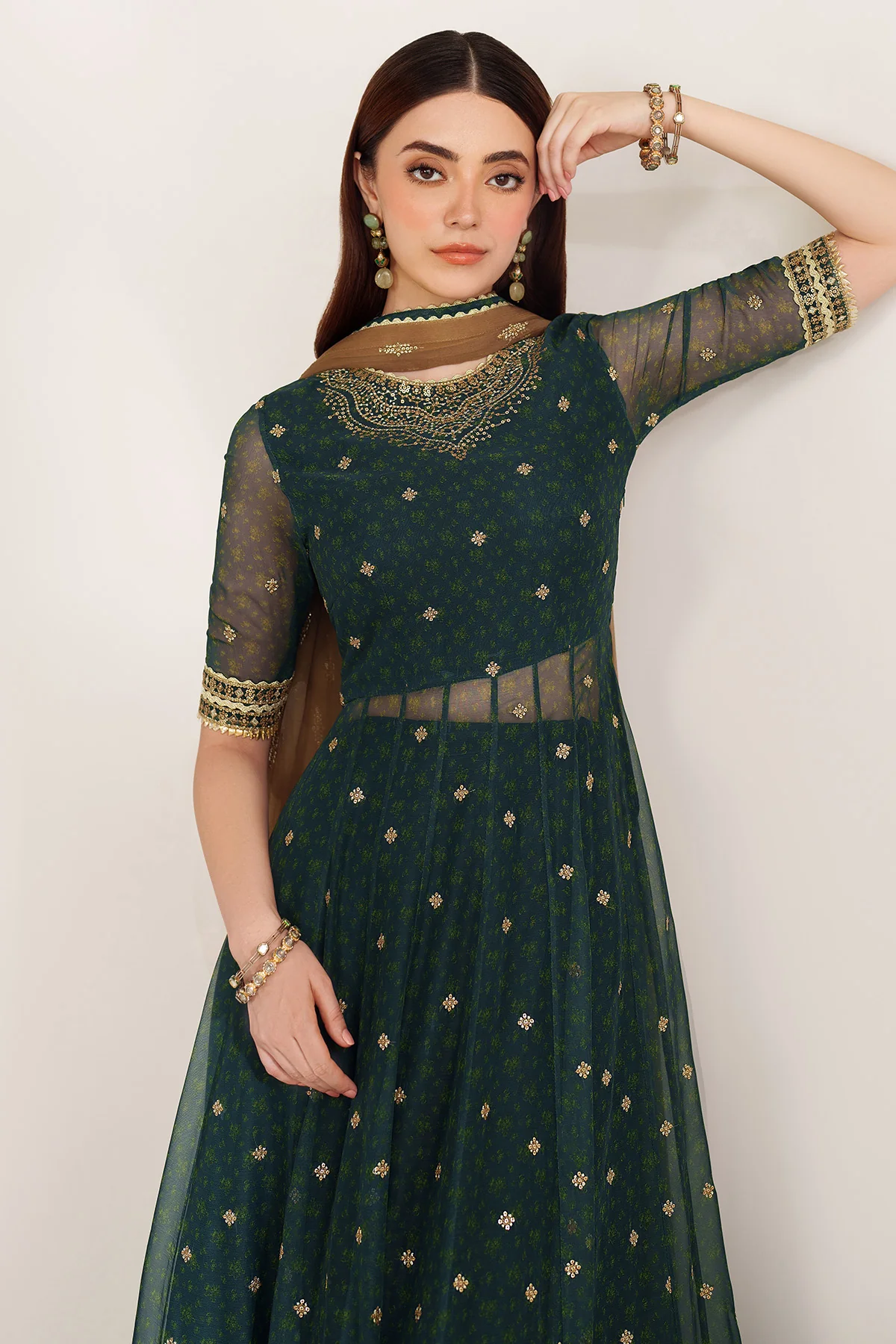 EMBROIDERED CHIFFON UC-3102 4 EMBROIDERED CHIFFON UC-3102