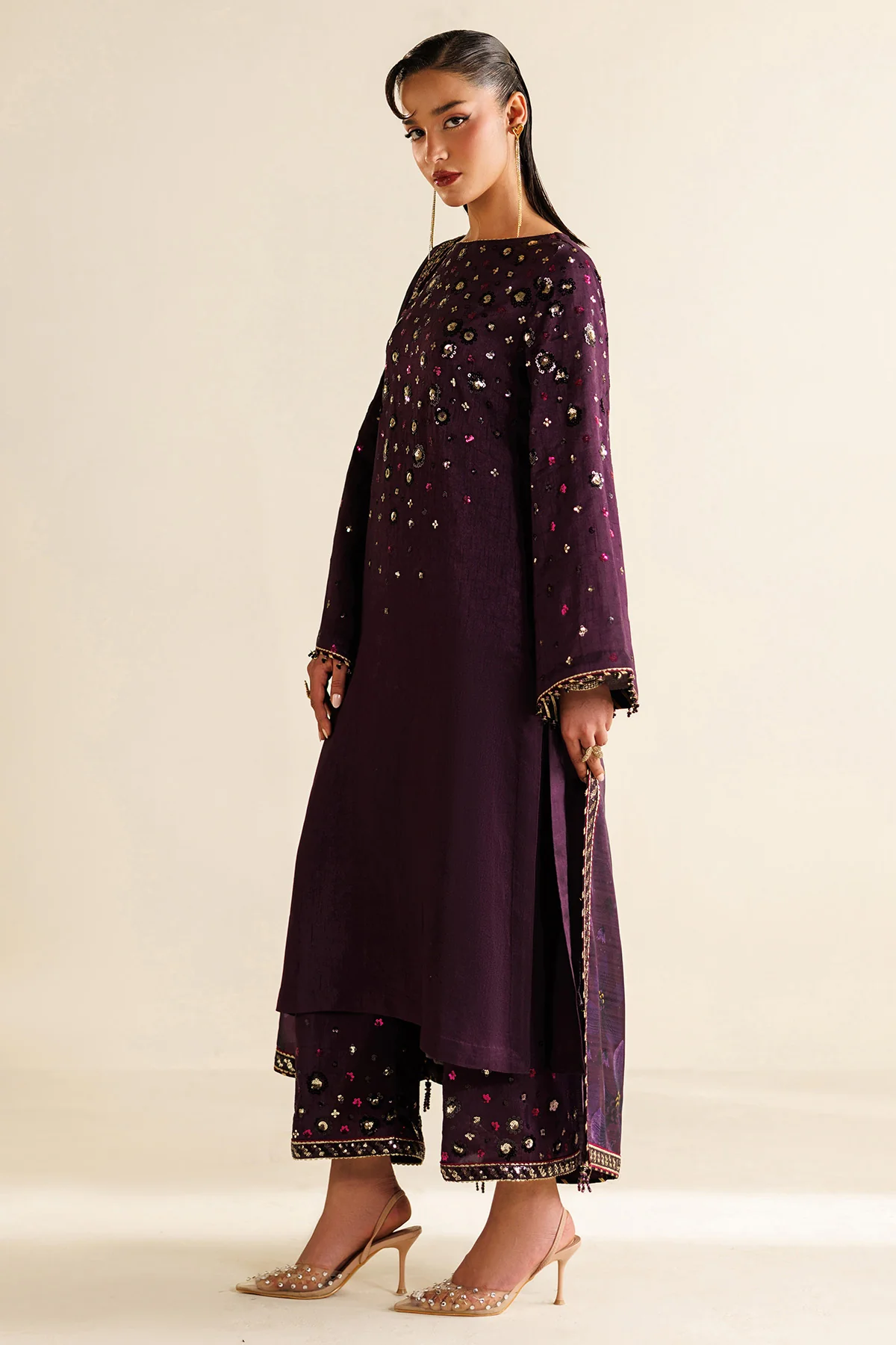 Embroidered Raw Silk UR-7063 4 Embroidered Raw Silk UR-7063