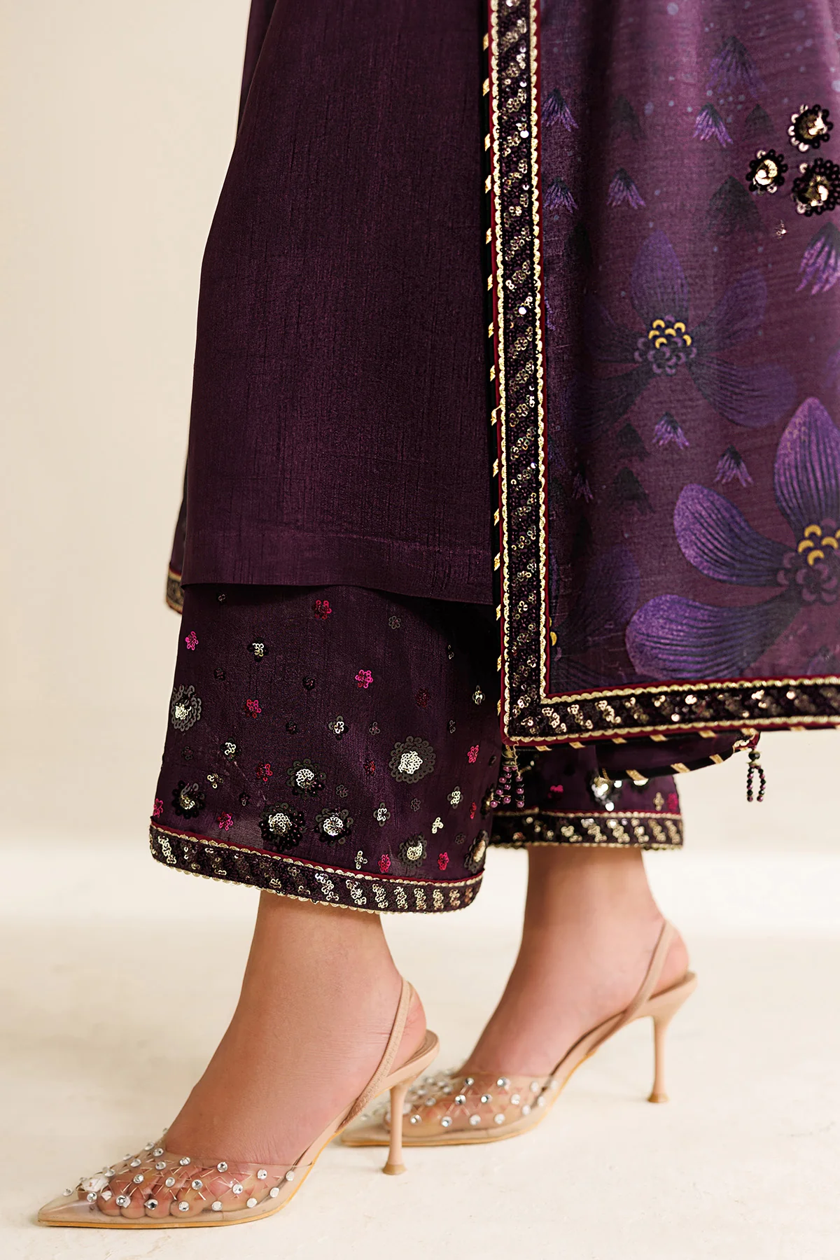 Embroidered Raw Silk UR-7063 7 Embroidered Raw Silk UR-7063