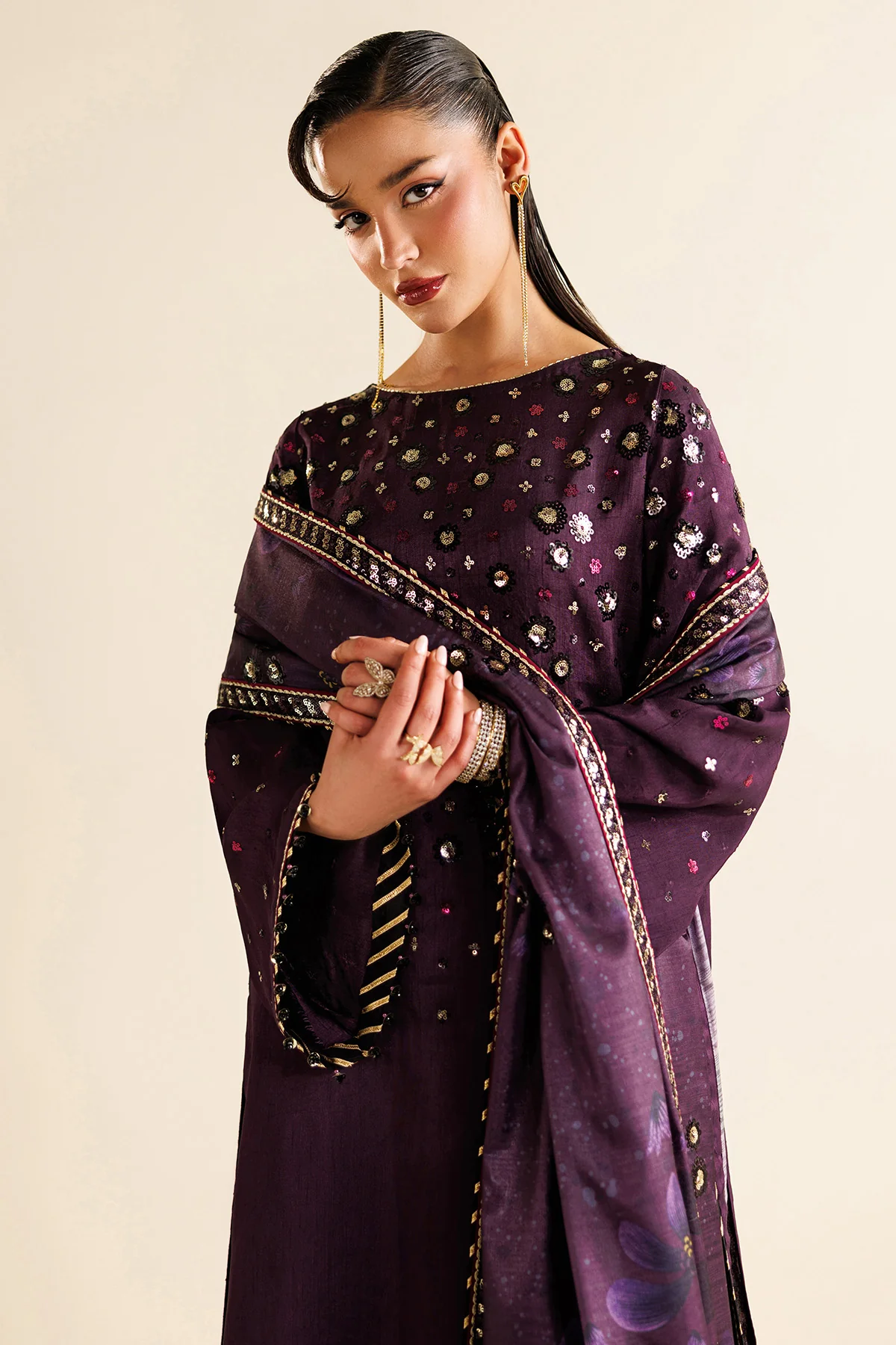 Embroidered Raw Silk UR-7063 8 Embroidered Raw Silk UR-7063