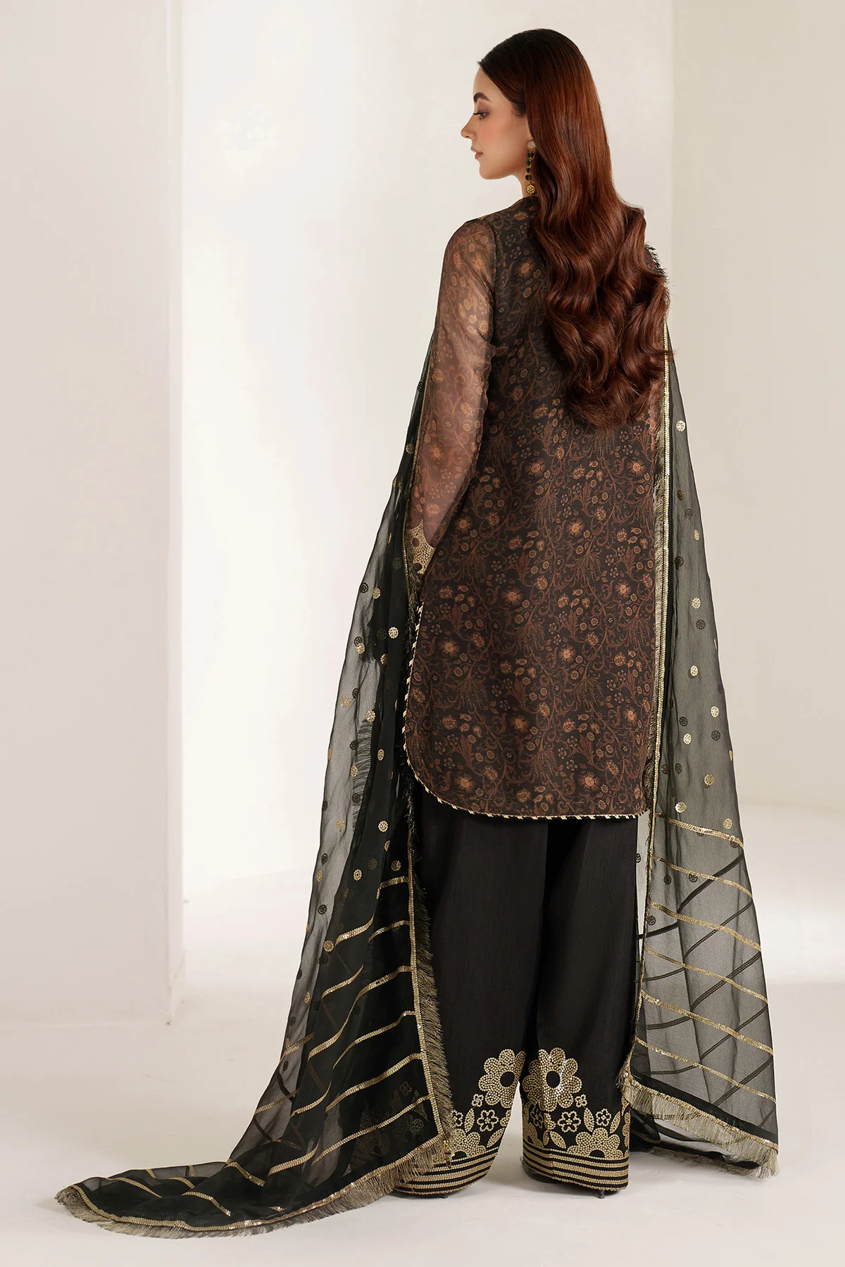 EMBROIDERED CHIFFON UC-3109