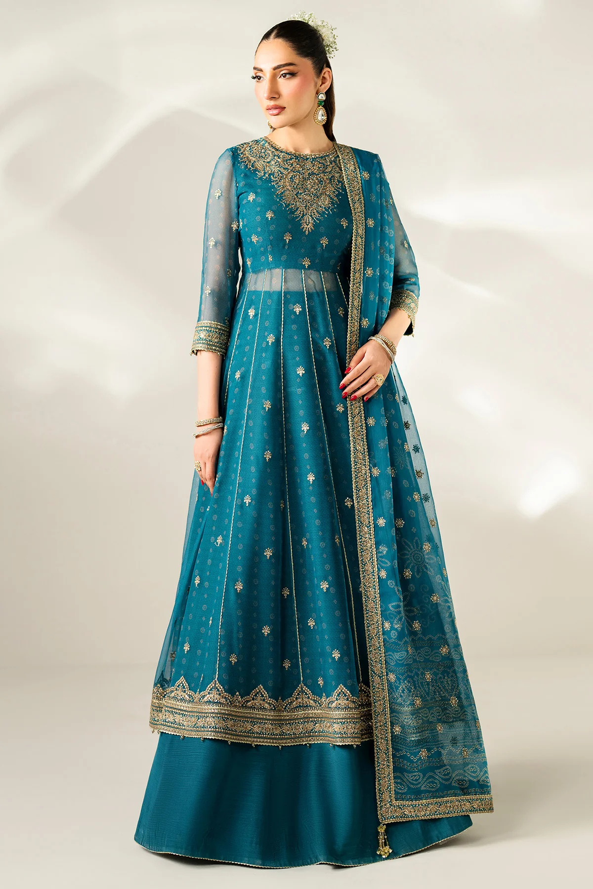 EMBROIDERED CHIFFON UC-3084