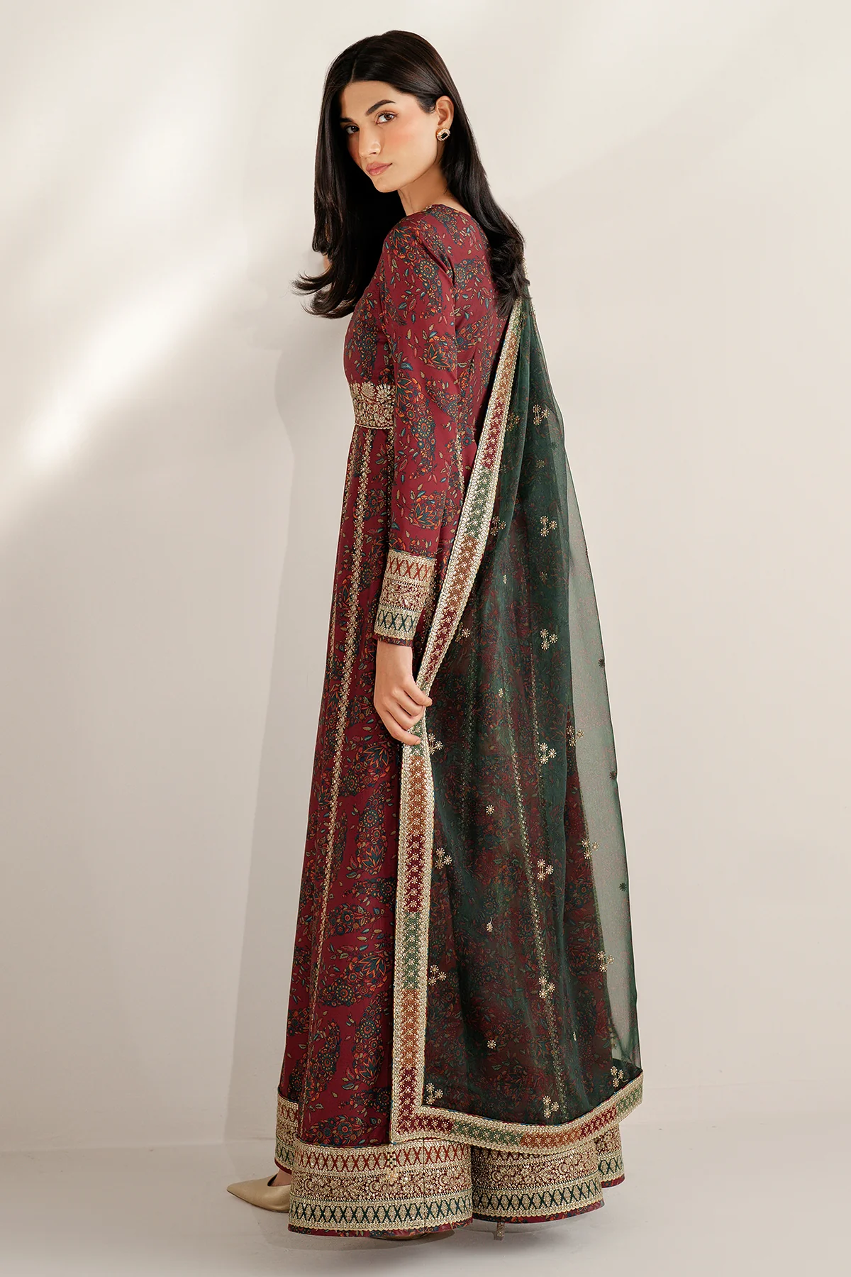 Embroidered Raw Silk UR-7055 2 Embroidered Raw Silk UR-7055