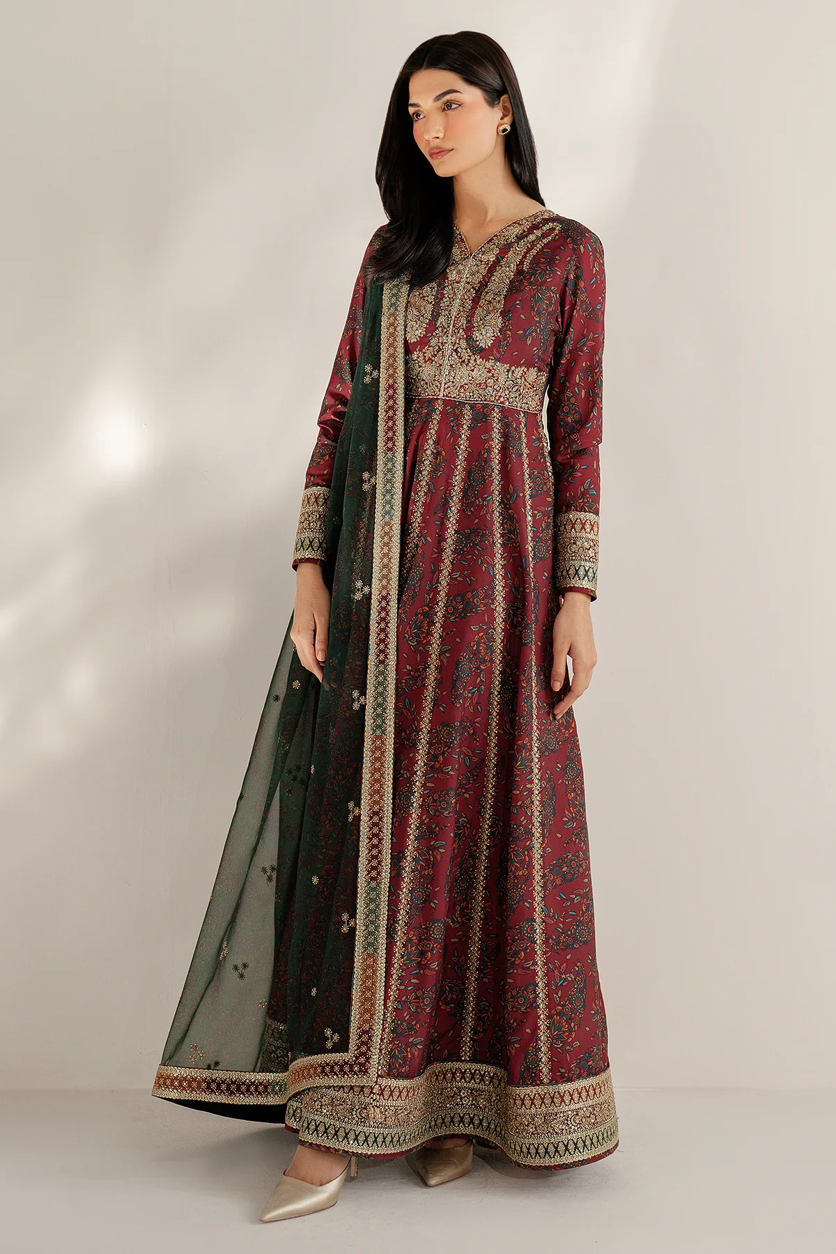 Embroidered Raw Silk UR-7055 3 Embroidered Raw Silk UR-7055