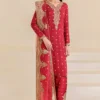 Embroidered Raw Silk UR-7047