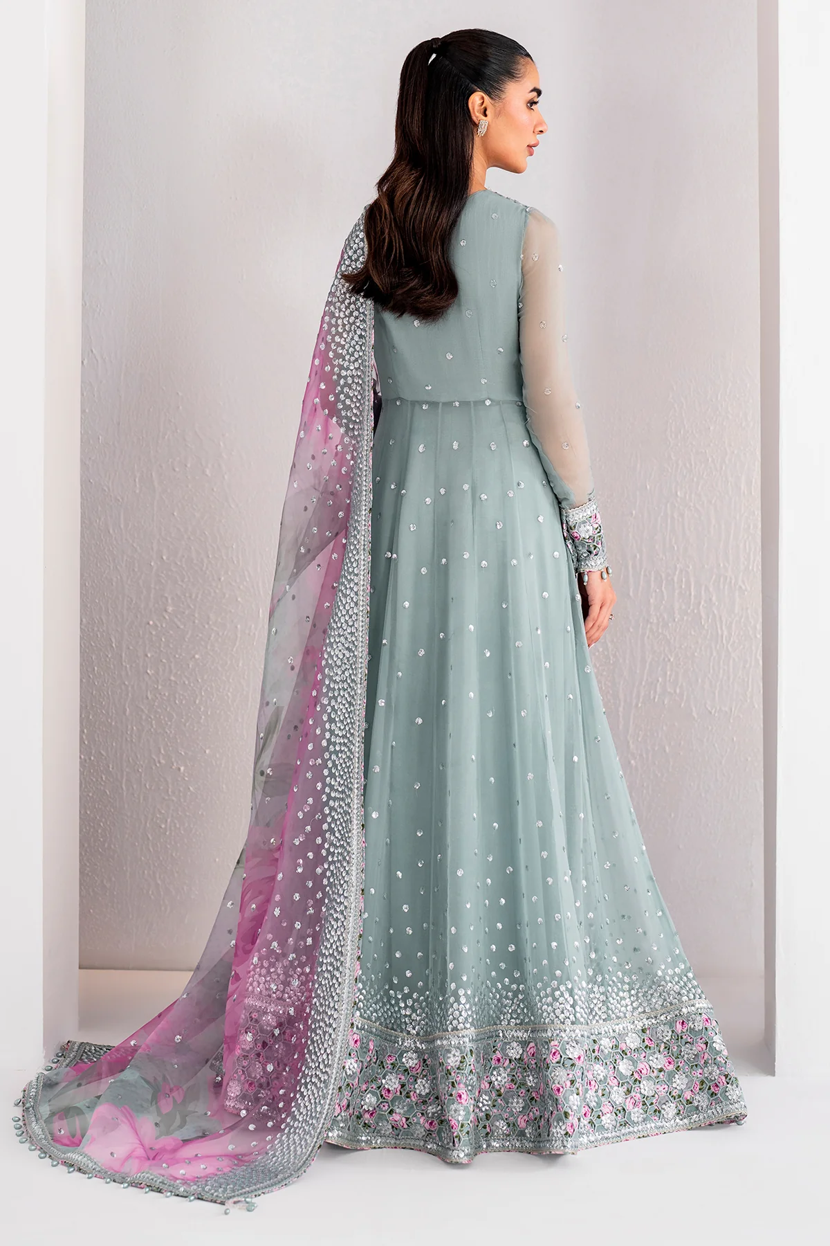 EMBROIDERED CHIFFON UC-3062 4 EMBROIDERED CHIFFON UC-3062