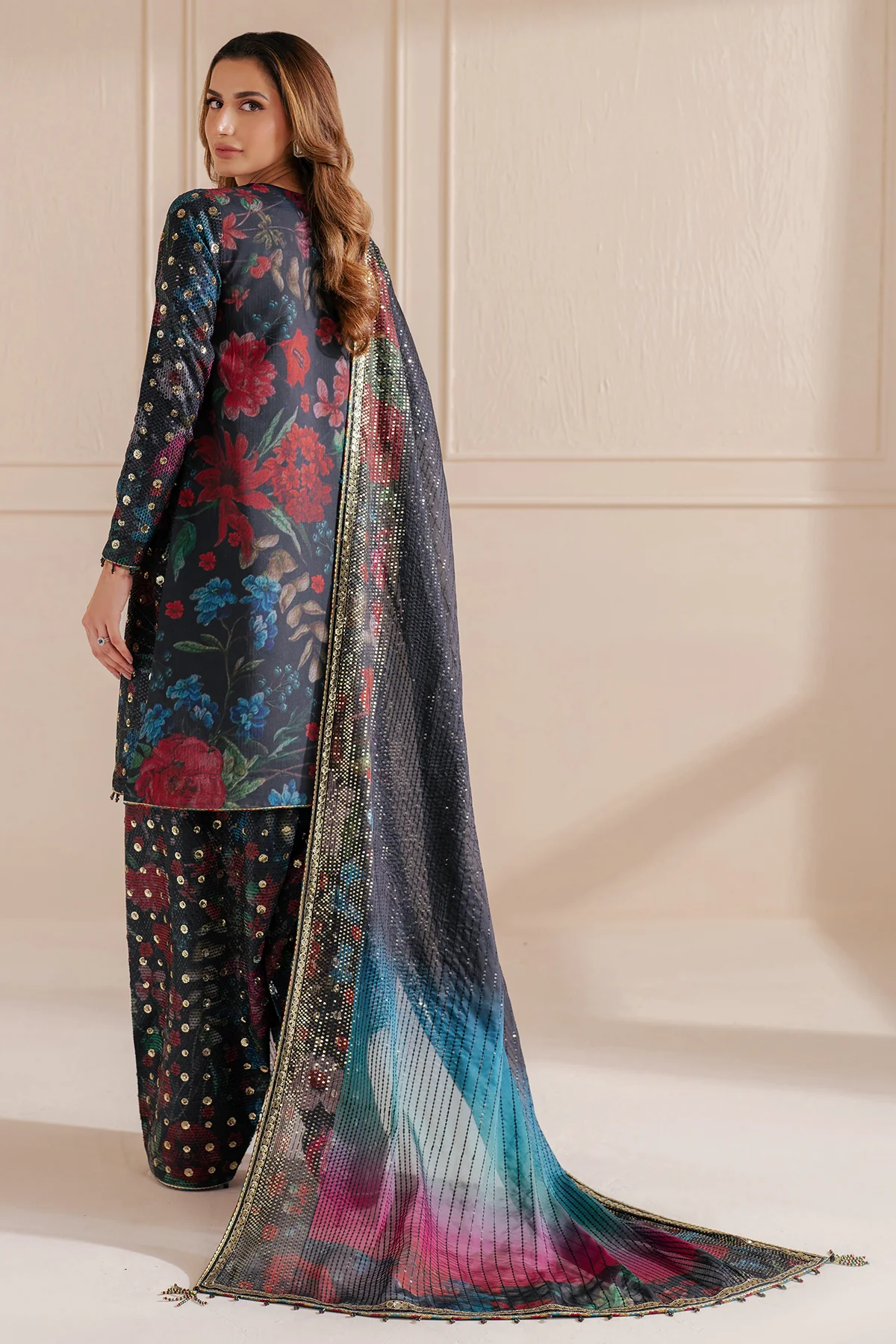 Embroidered Raw Silk UR-7051 5 Embroidered Raw Silk UR-7051