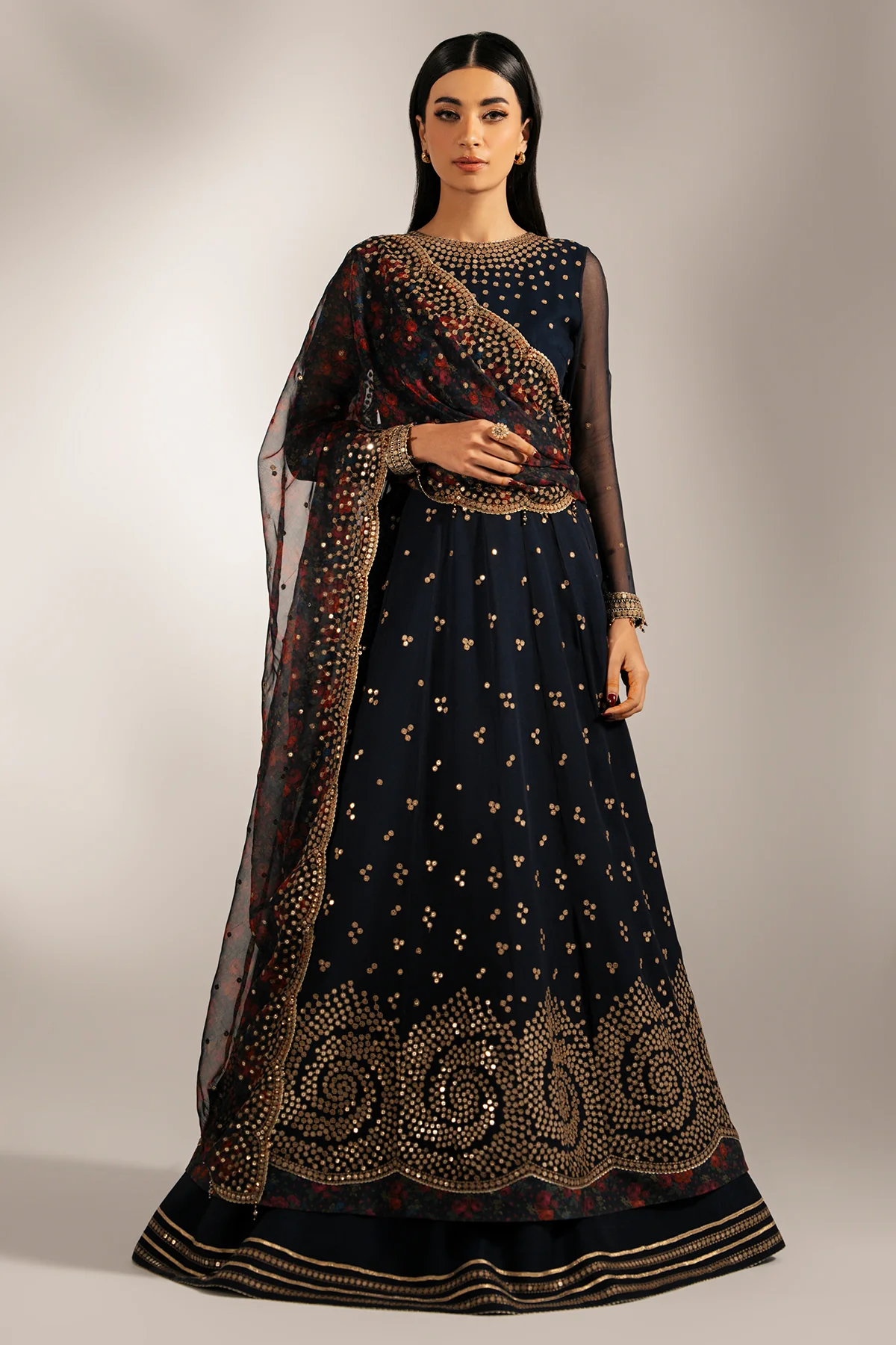 EMBROIDERED CHIFFON UC-3073 6 EMBROIDERED CHIFFON UC-3073