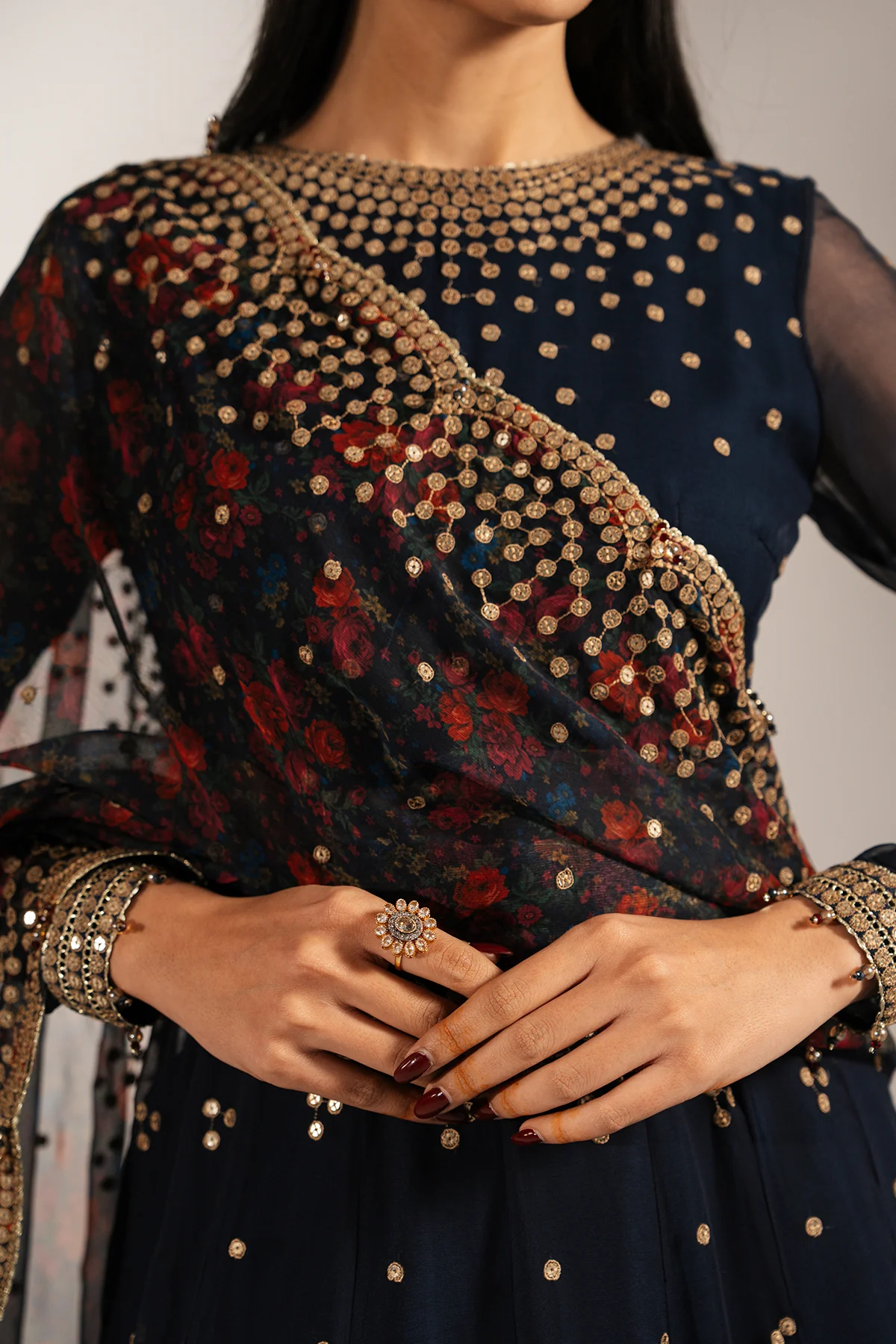 EMBROIDERED CHIFFON UC-3073 8 EMBROIDERED CHIFFON UC-3073