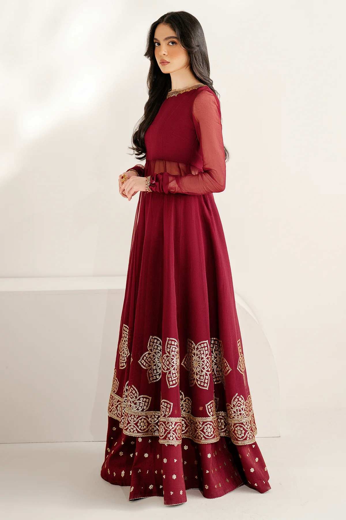 EMBROIDERED CHIFFON UC-3098 5 EMBROIDERED CHIFFON UC-3098