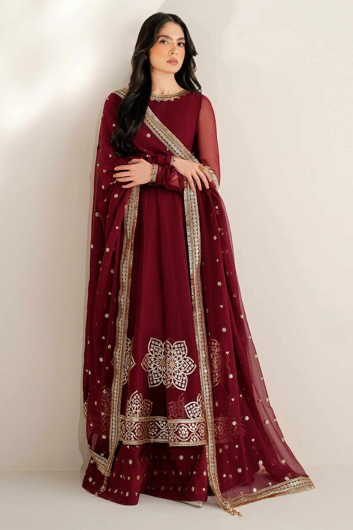 EMBROIDERED CHIFFON UC-3098 7 EMBROIDERED CHIFFON UC-3098